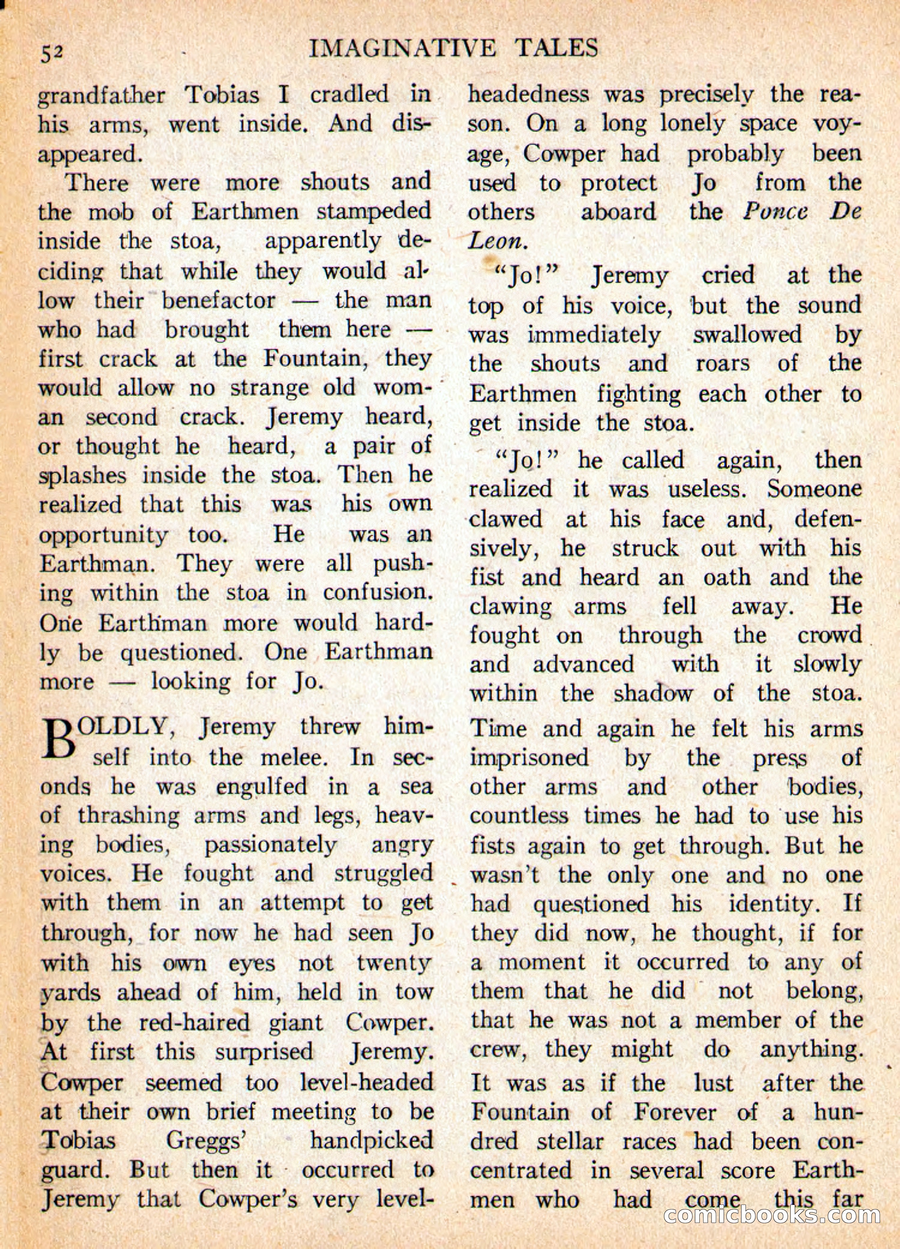Imaginative Tales, May 1956 — page 52 of 132
