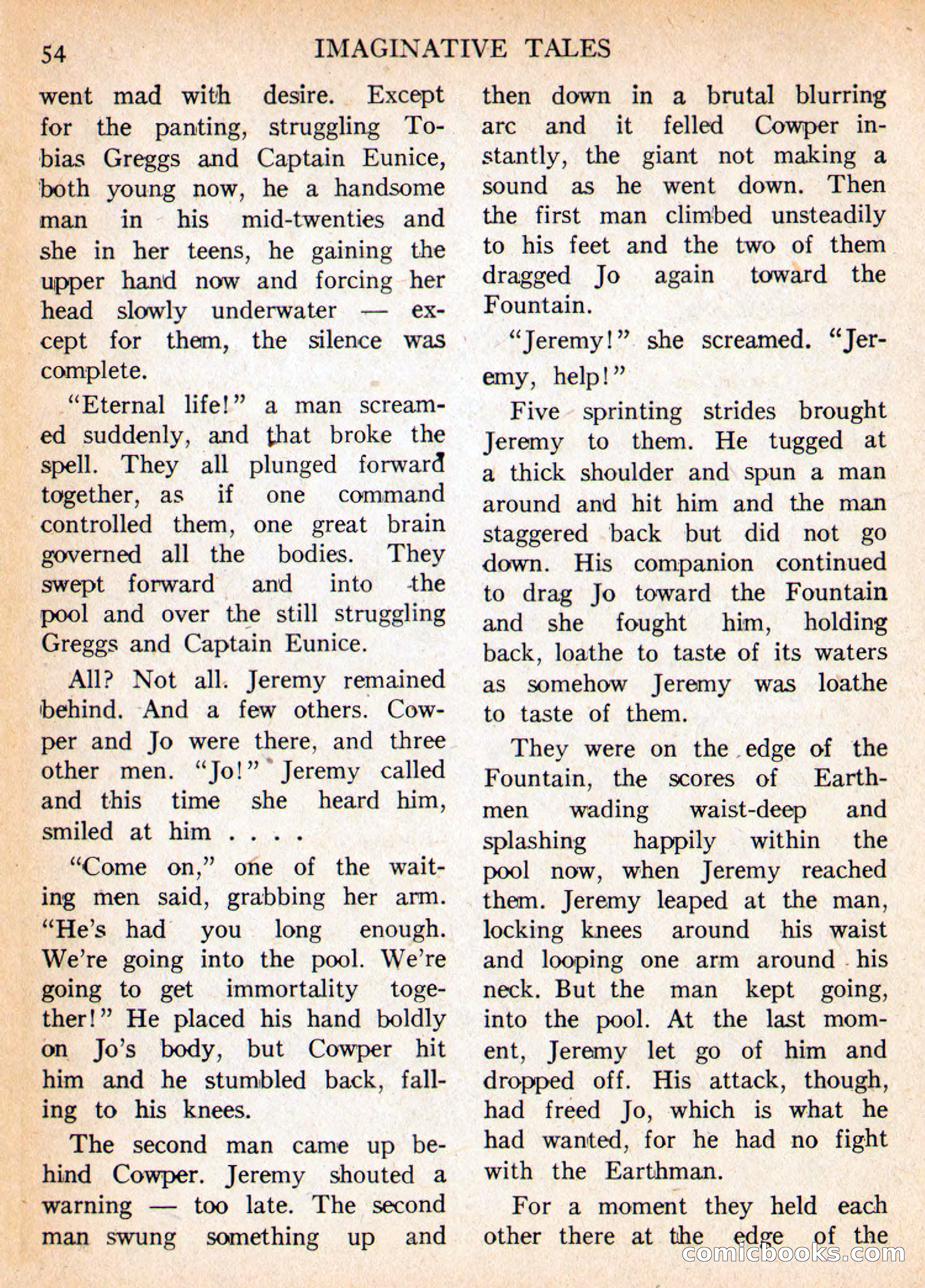 Imaginative Tales, May 1956 — page 54 of 132