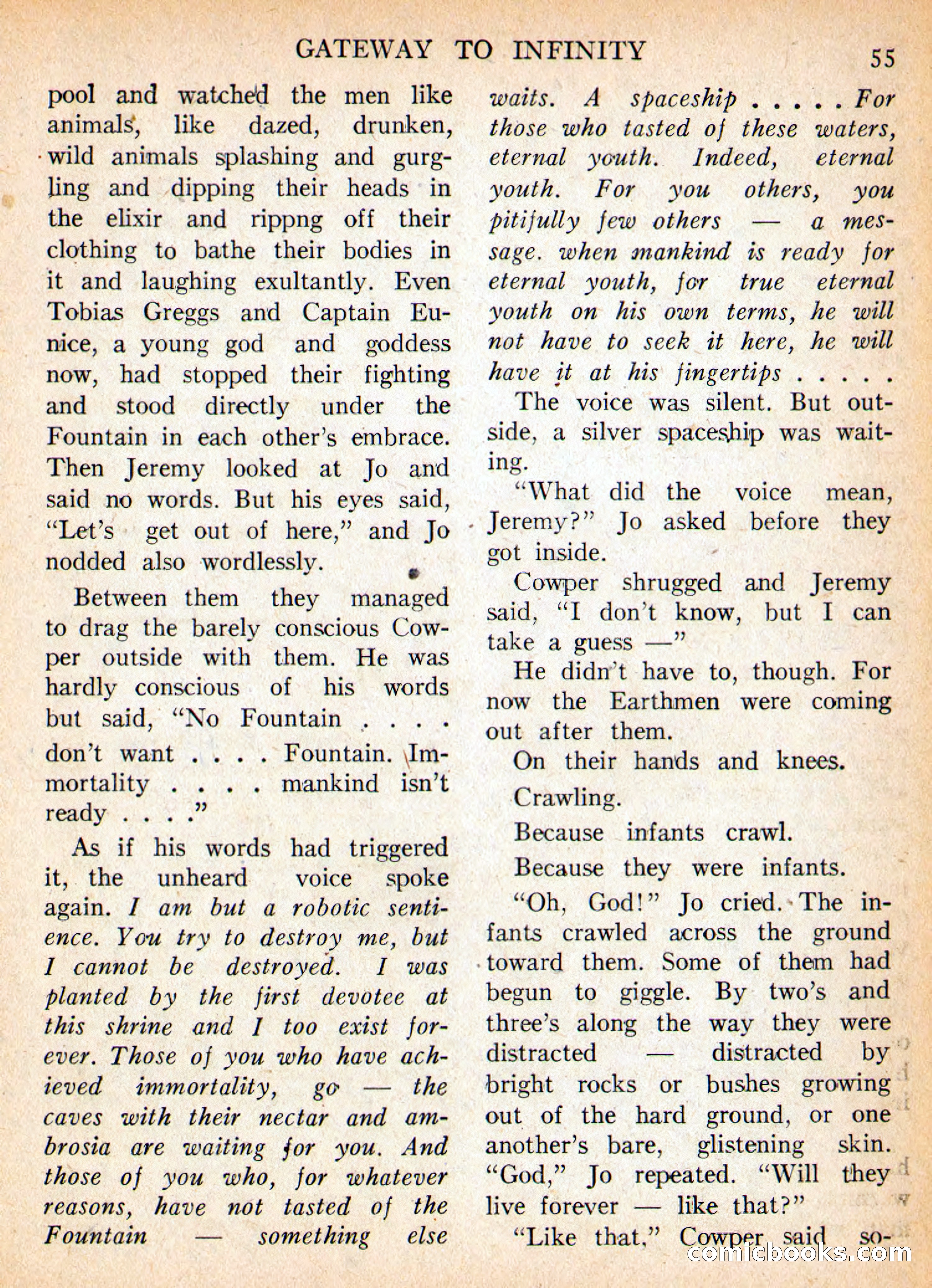 Imaginative Tales, May 1956 — page 55 of 132