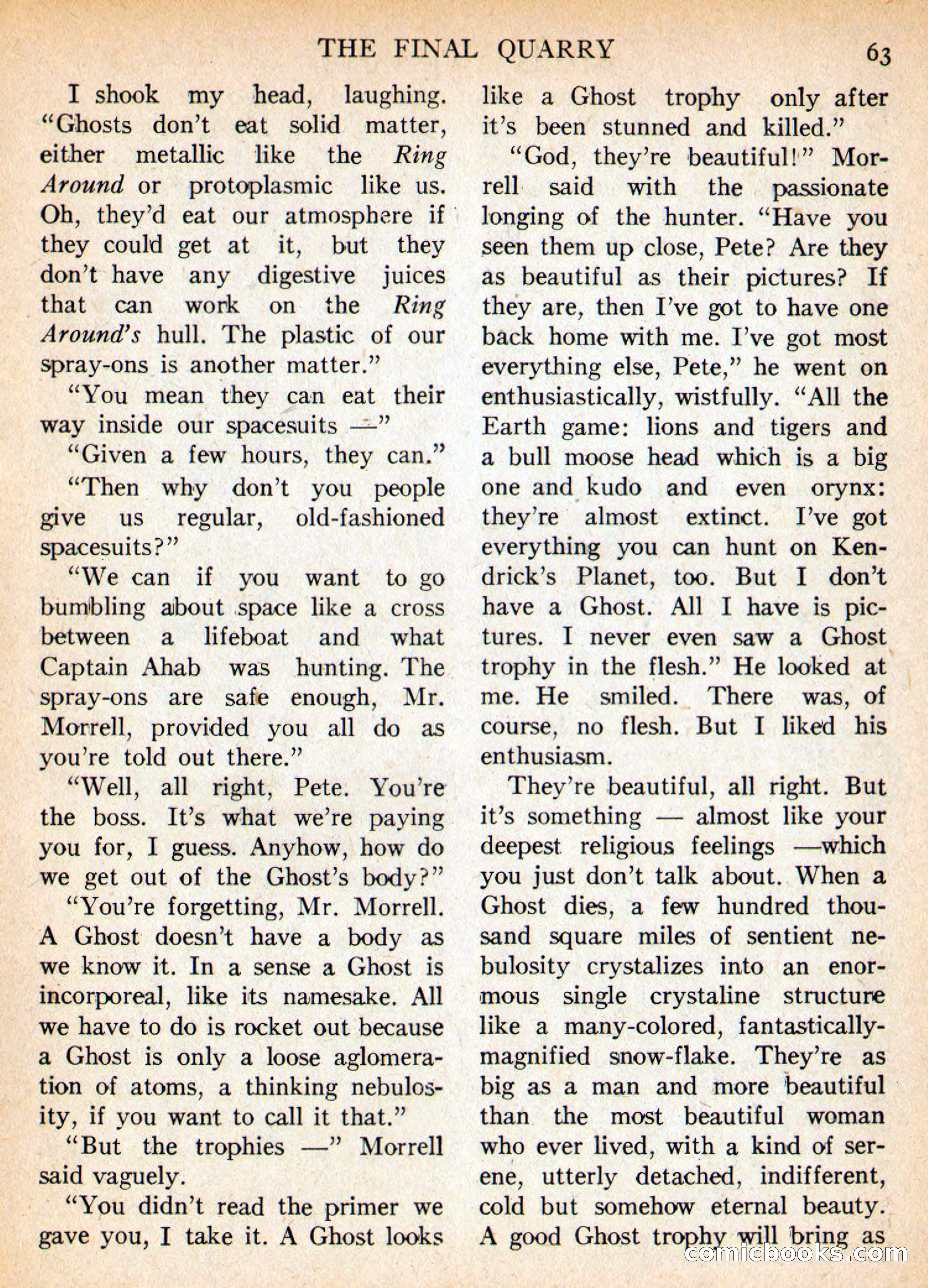 Imaginative Tales, May 1956 — page 63 of 132