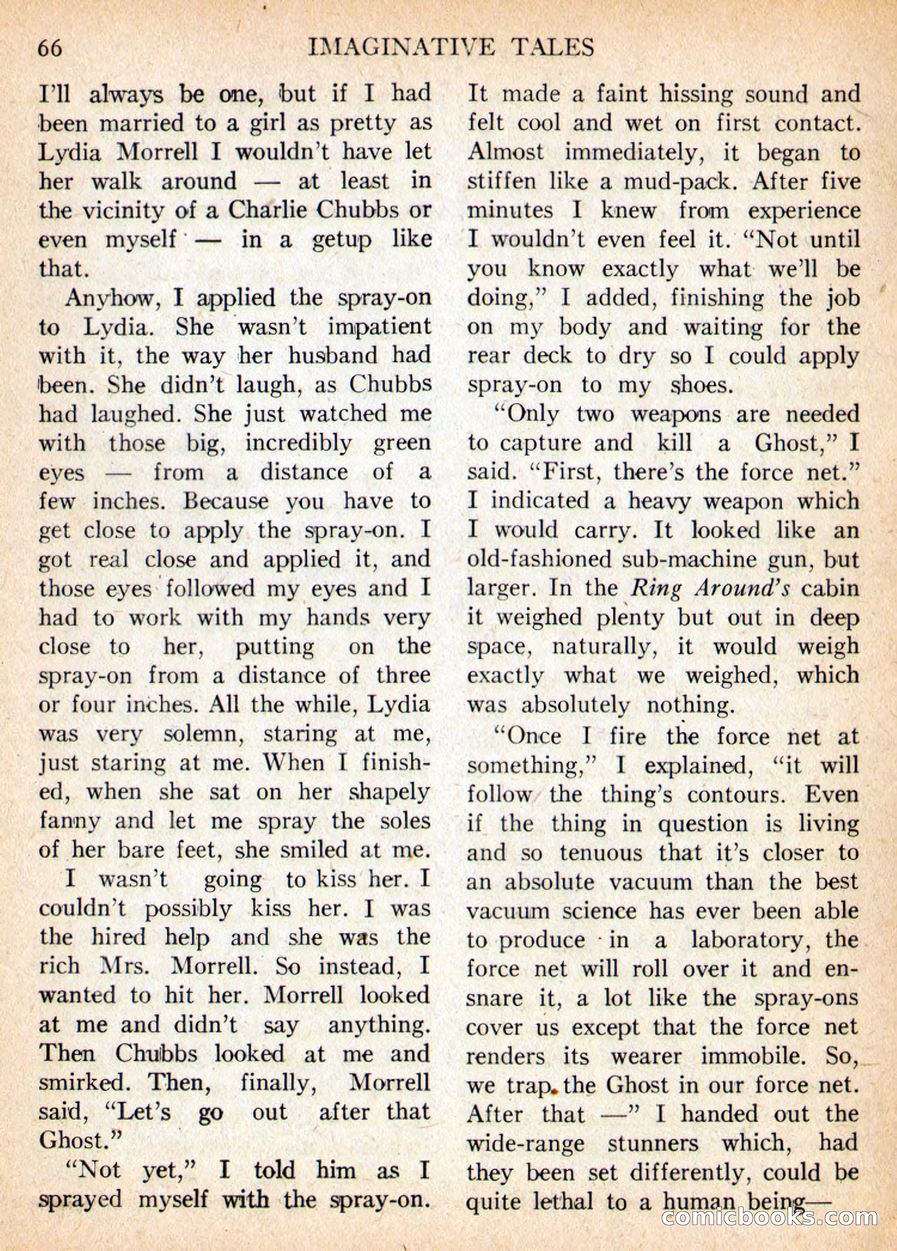 Imaginative Tales, May 1956 — page 66 of 132