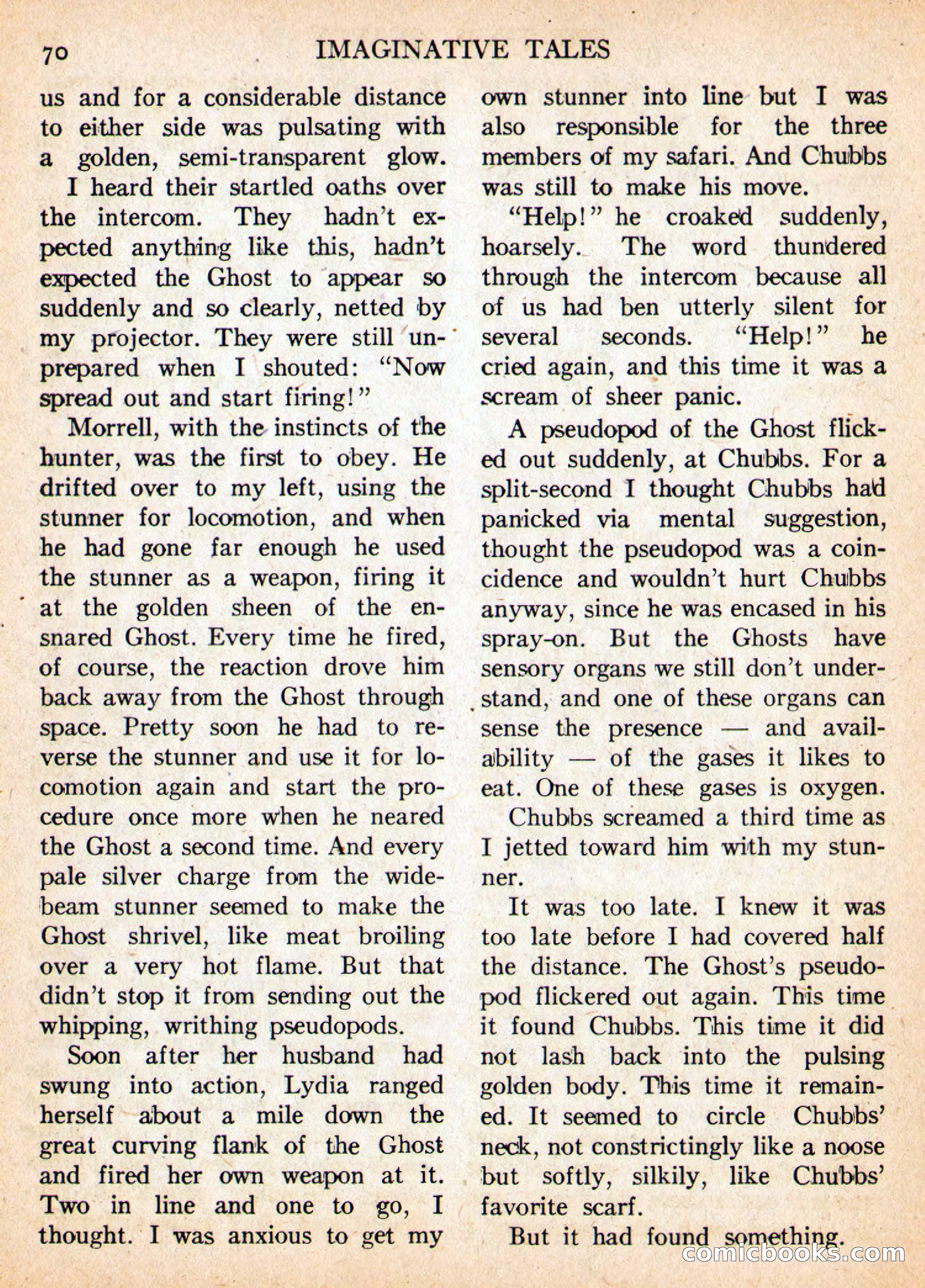 Imaginative Tales, May 1956 — page 70 of 132