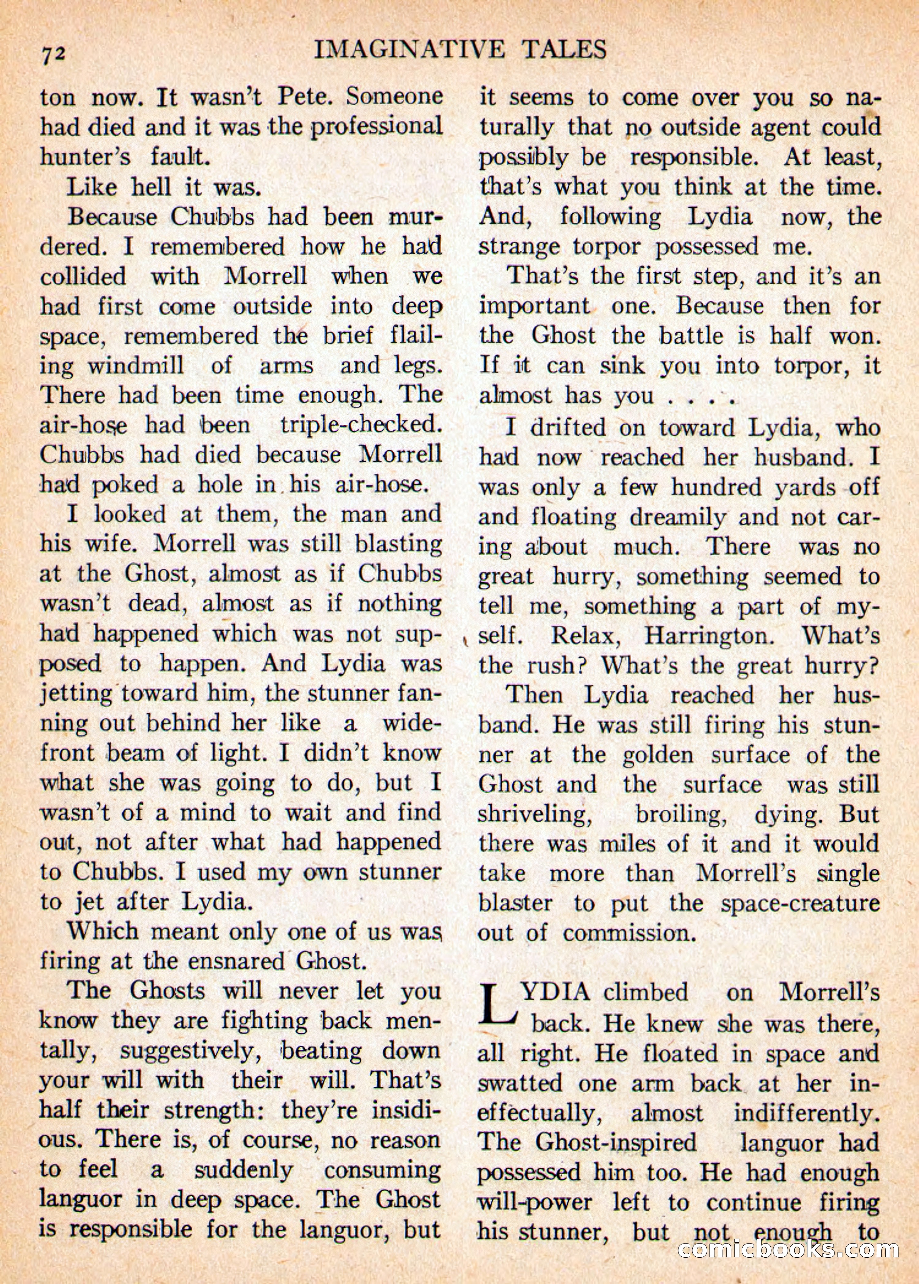 Imaginative Tales, May 1956 — page 72 of 132