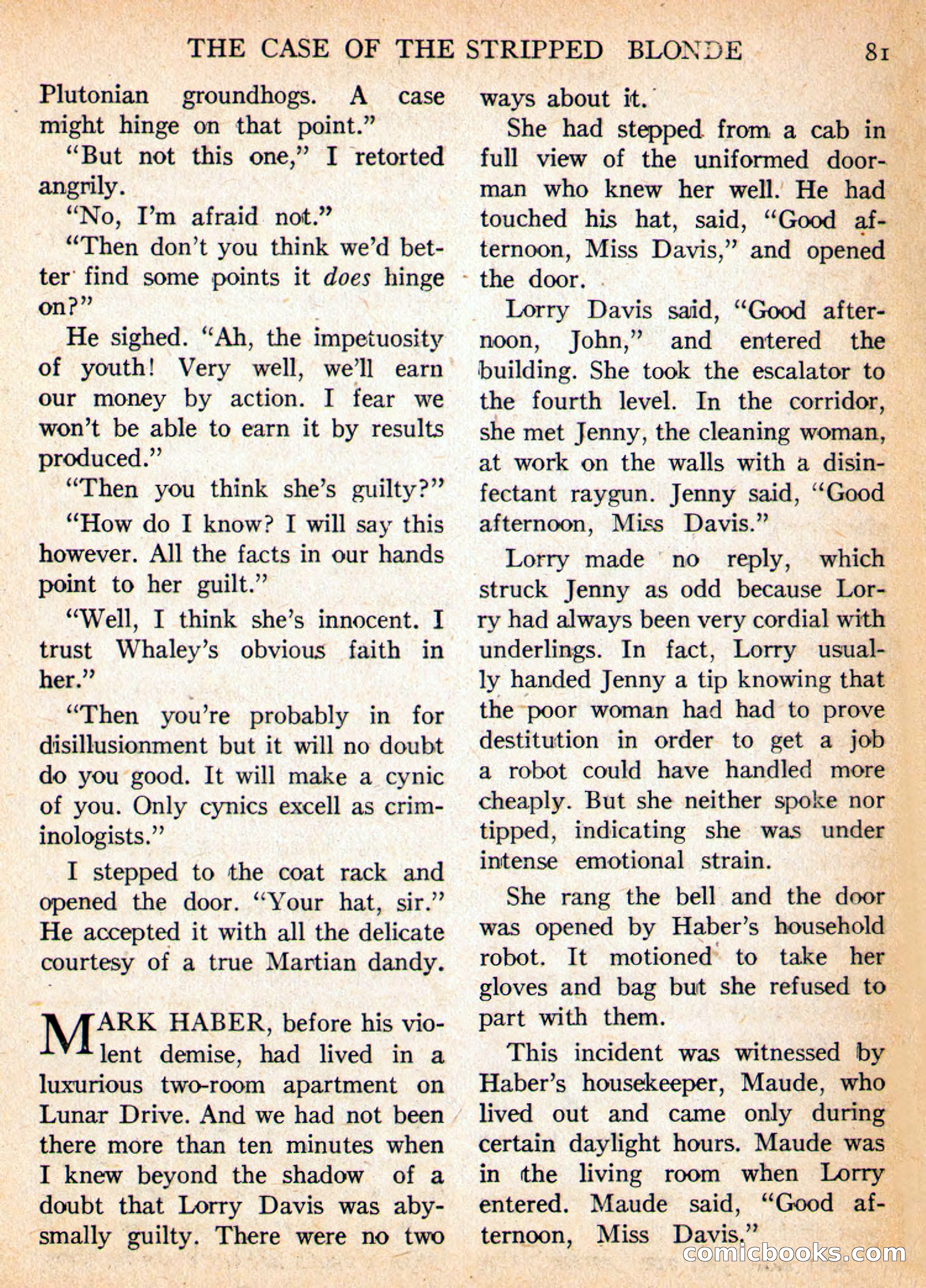 Imaginative Tales, May 1956 — page 81 of 132
