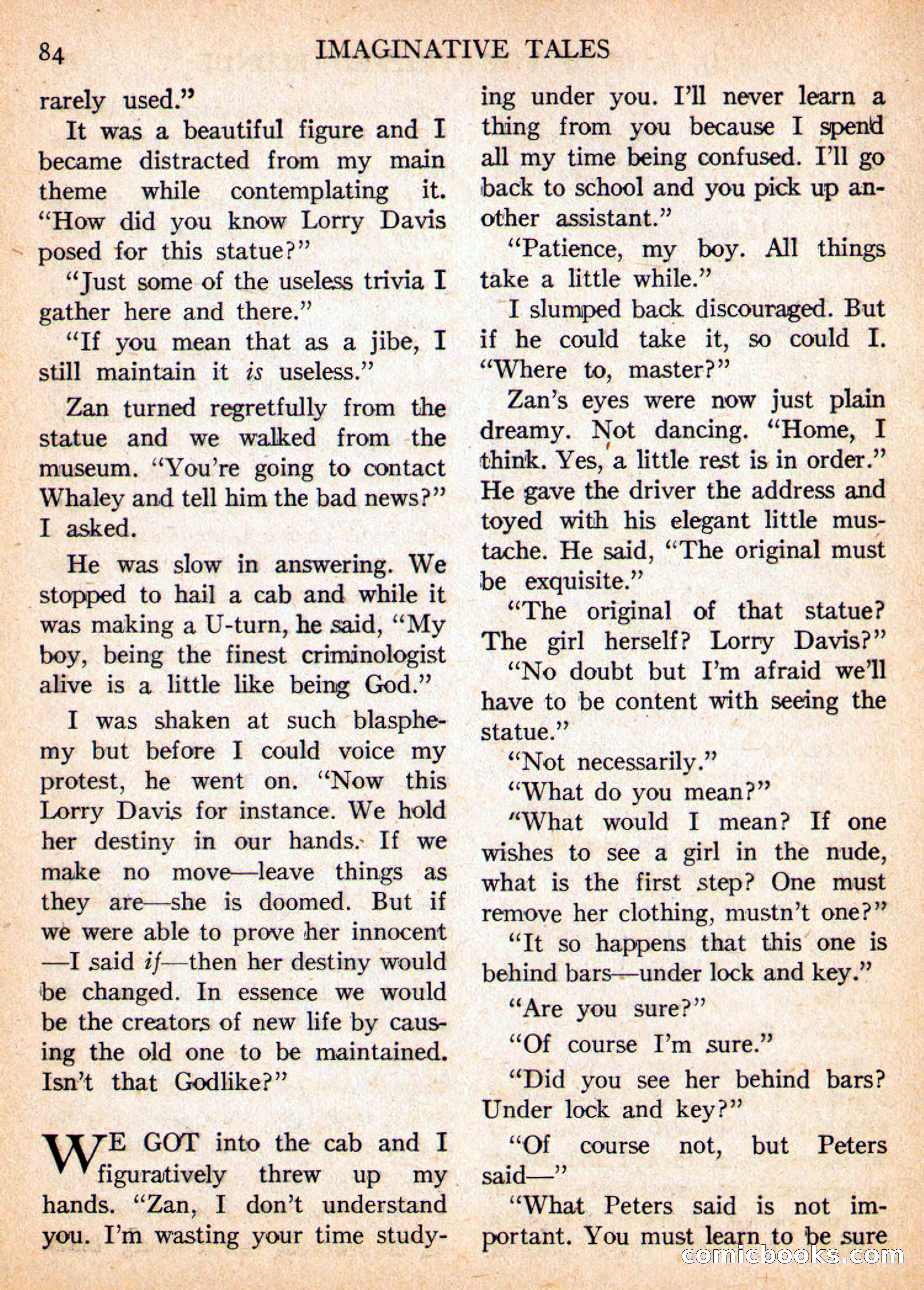 Imaginative Tales, May 1956 — page 84 of 132
