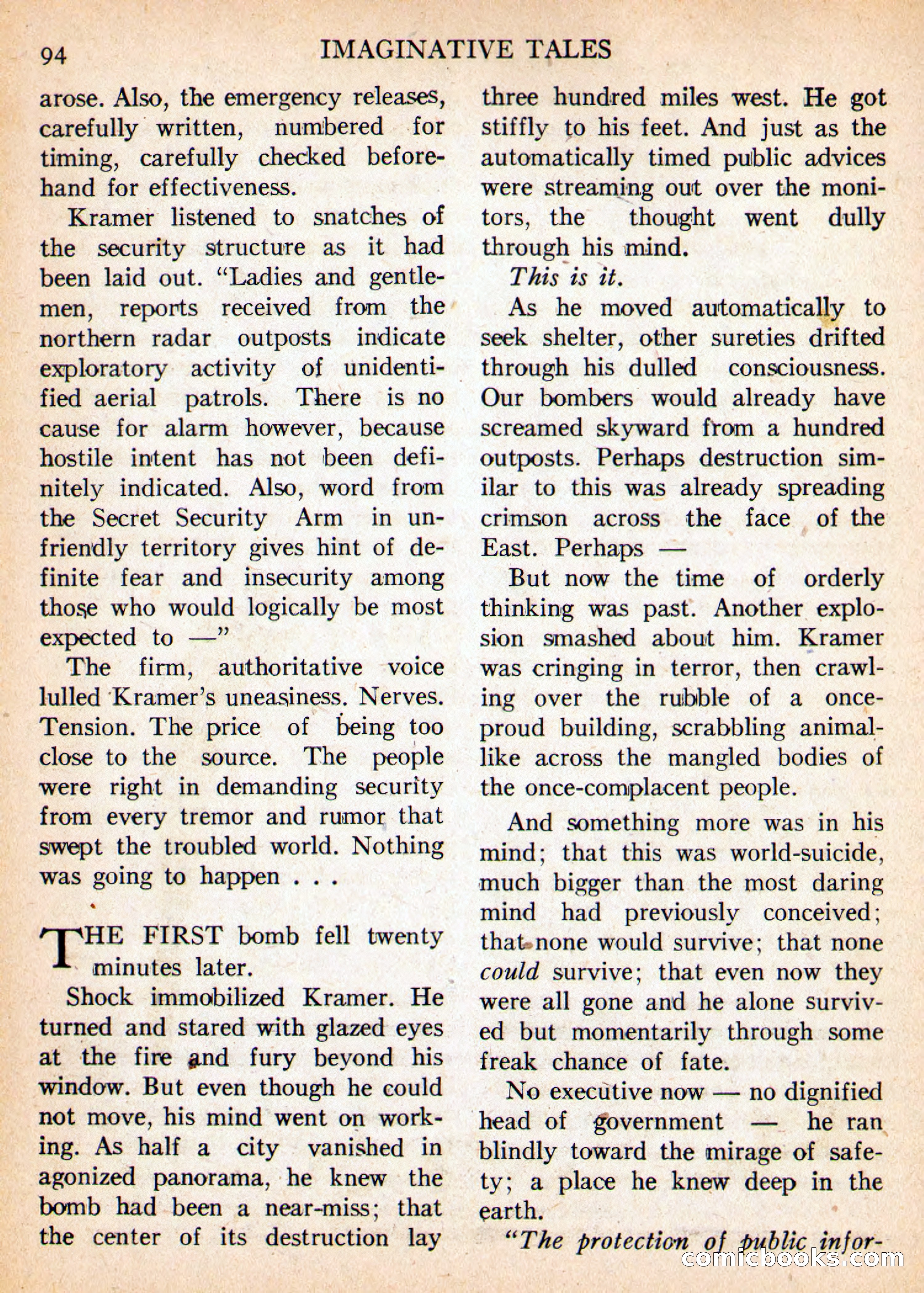 Imaginative Tales, May 1956 — page 94 of 132