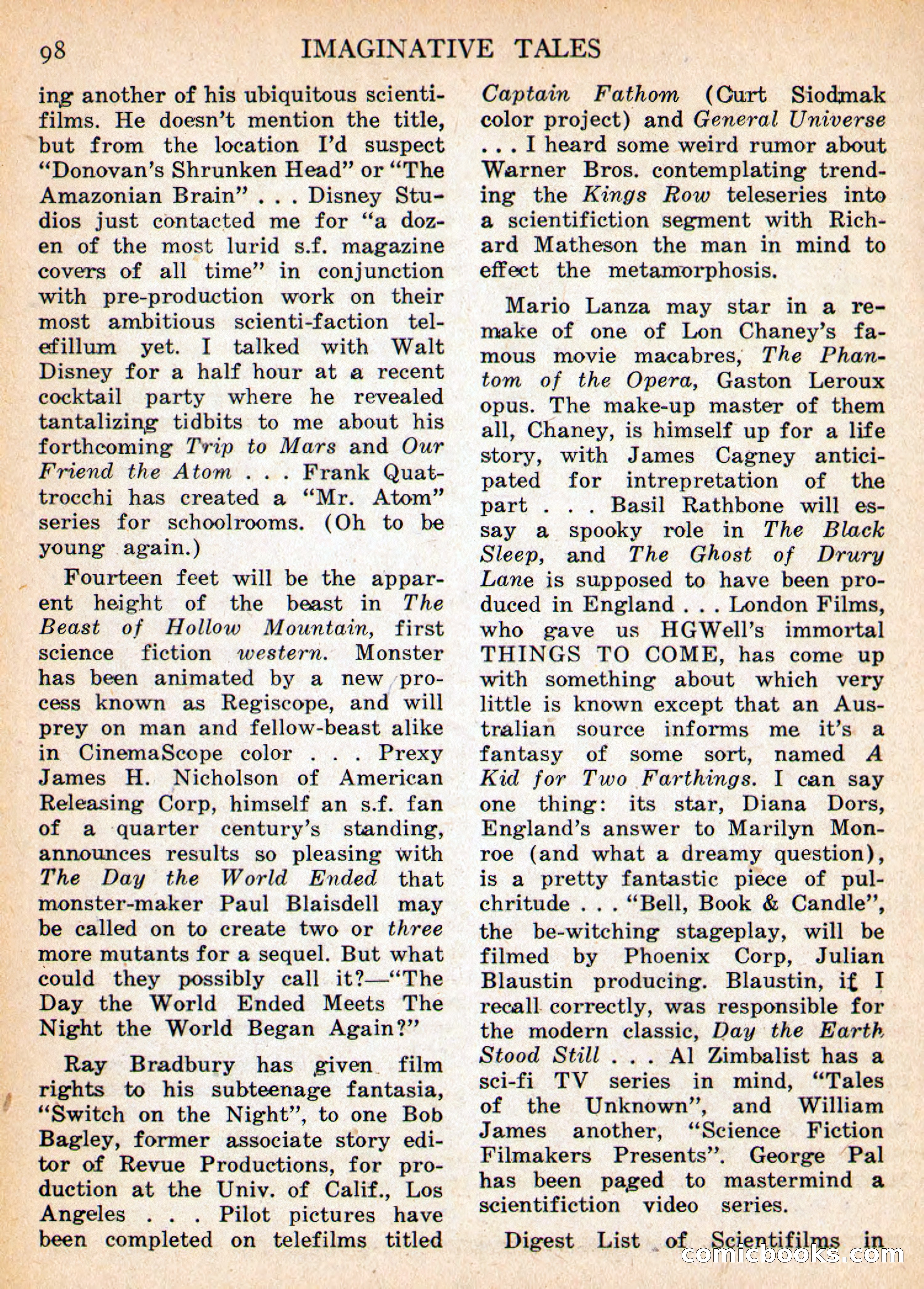 Imaginative Tales, May 1956 — page 98 of 132