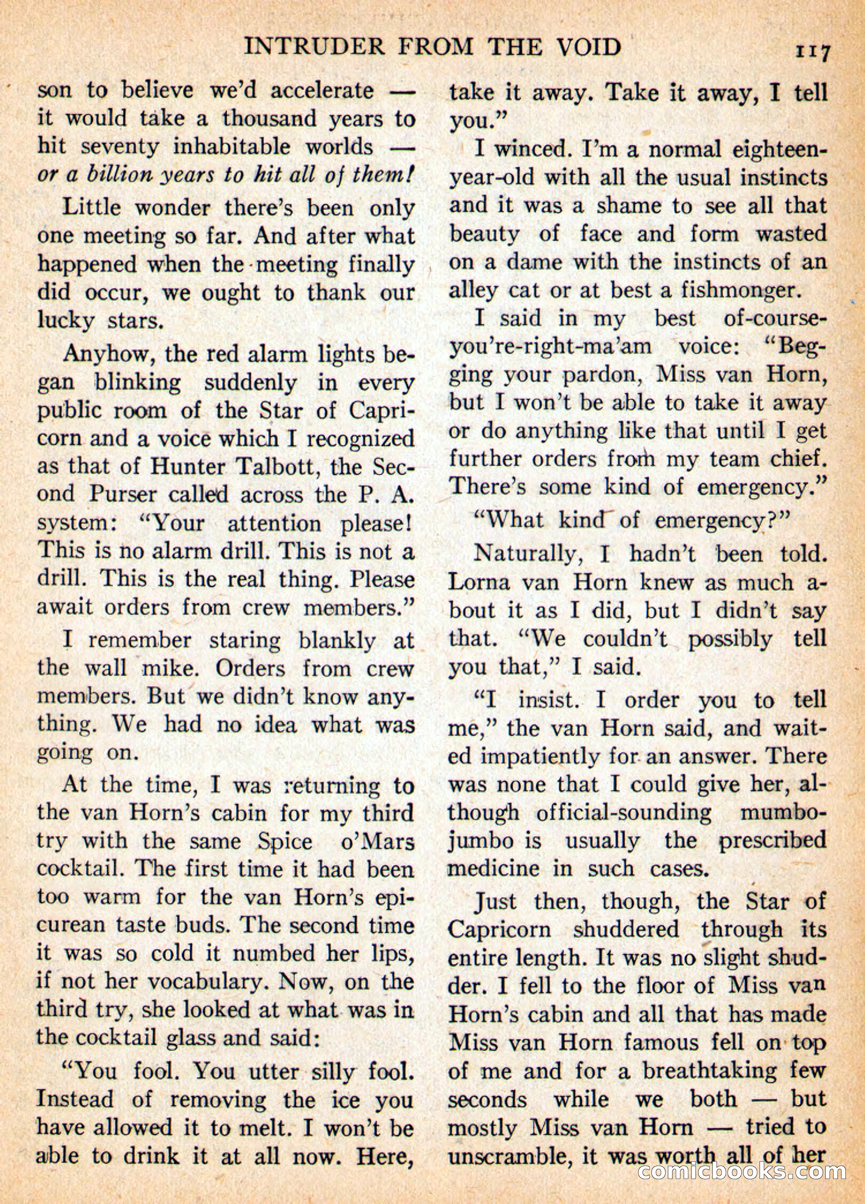 Imaginative Tales, May 1956 — page 117 of 132