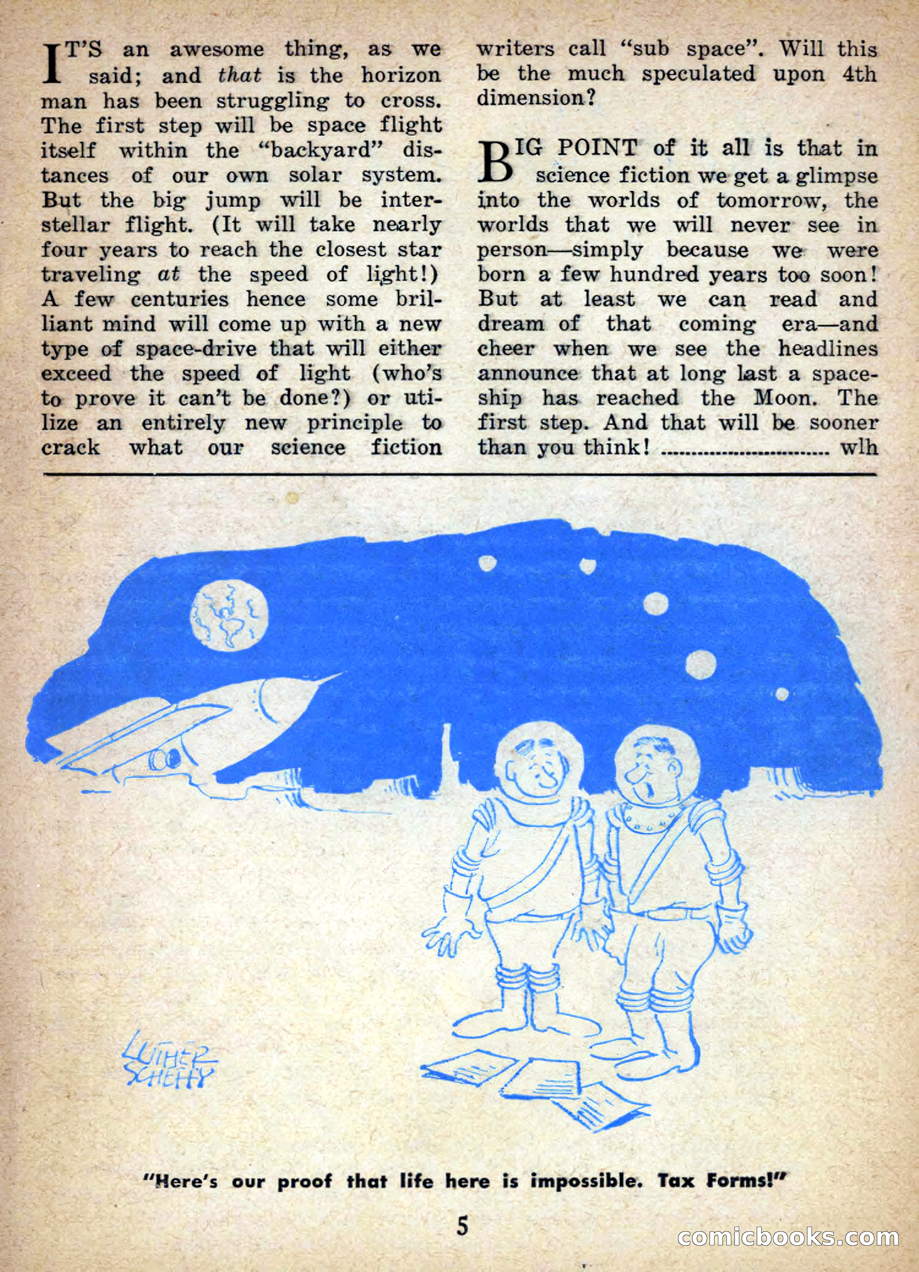 Imaginative Tales, July 1956 — page 5 of 132