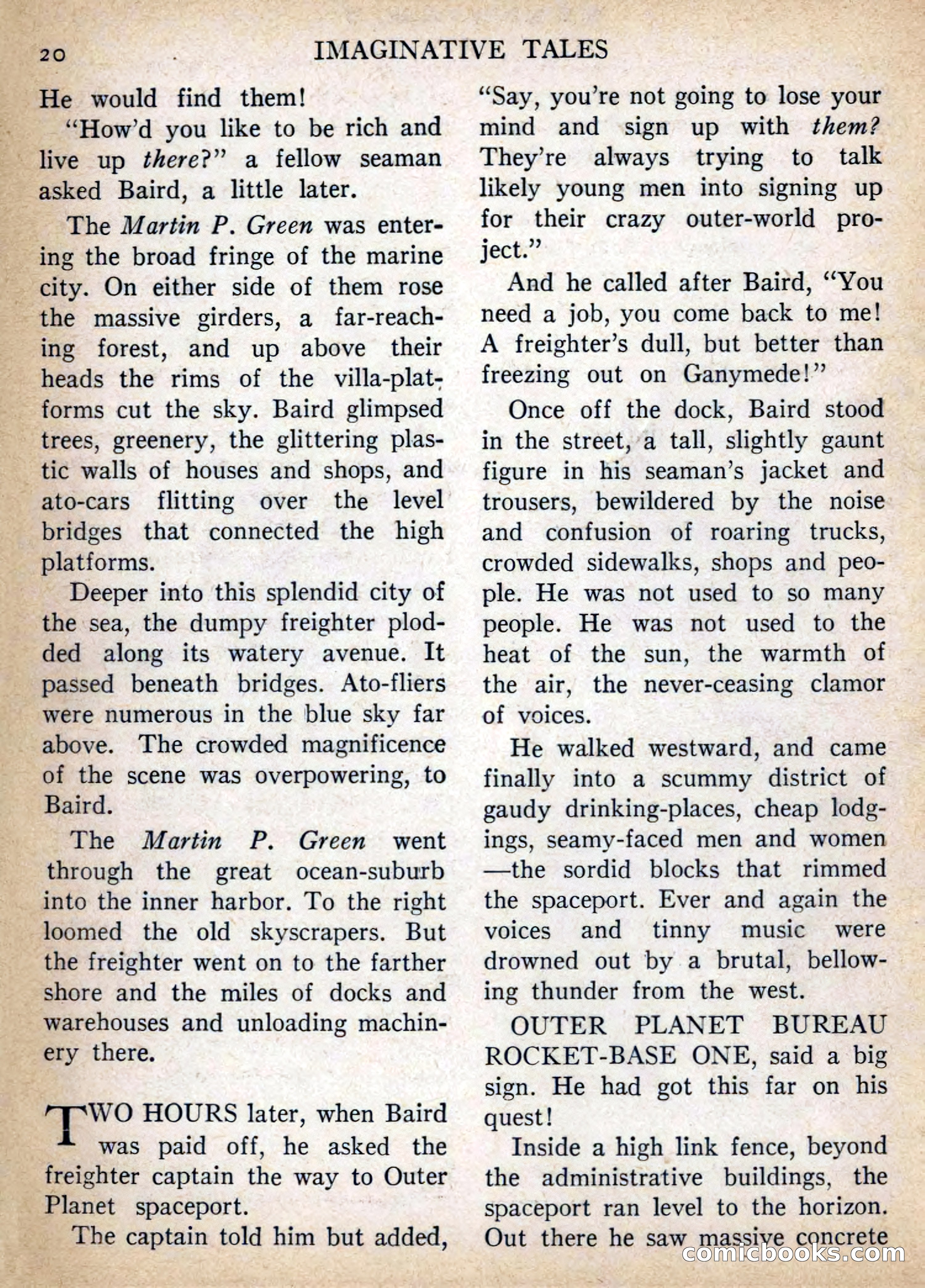 Imaginative Tales, July 1956 — page 20 of 132
