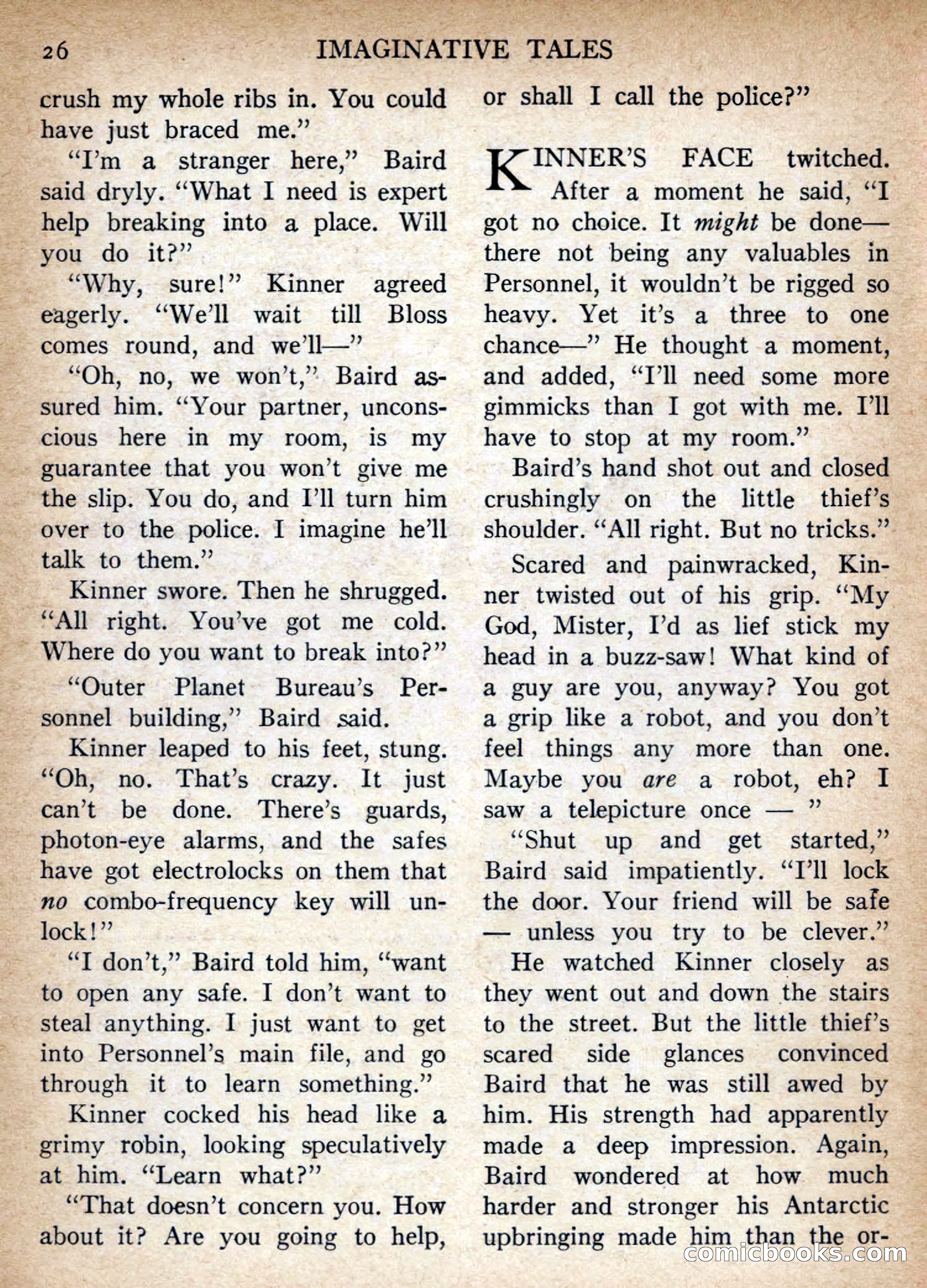 Imaginative Tales, July 1956 — page 26 of 132