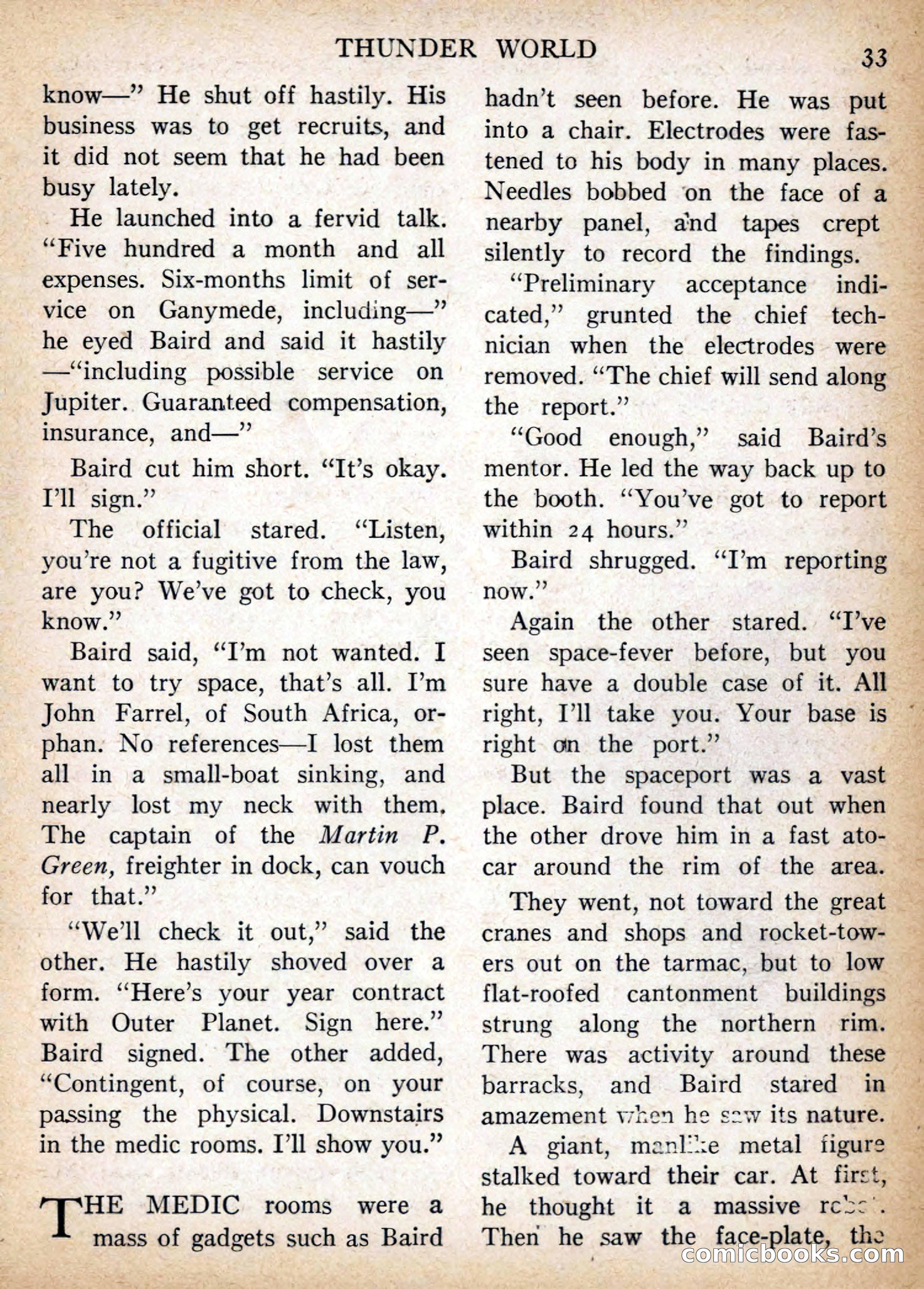 Imaginative Tales, July 1956 — page 33 of 132