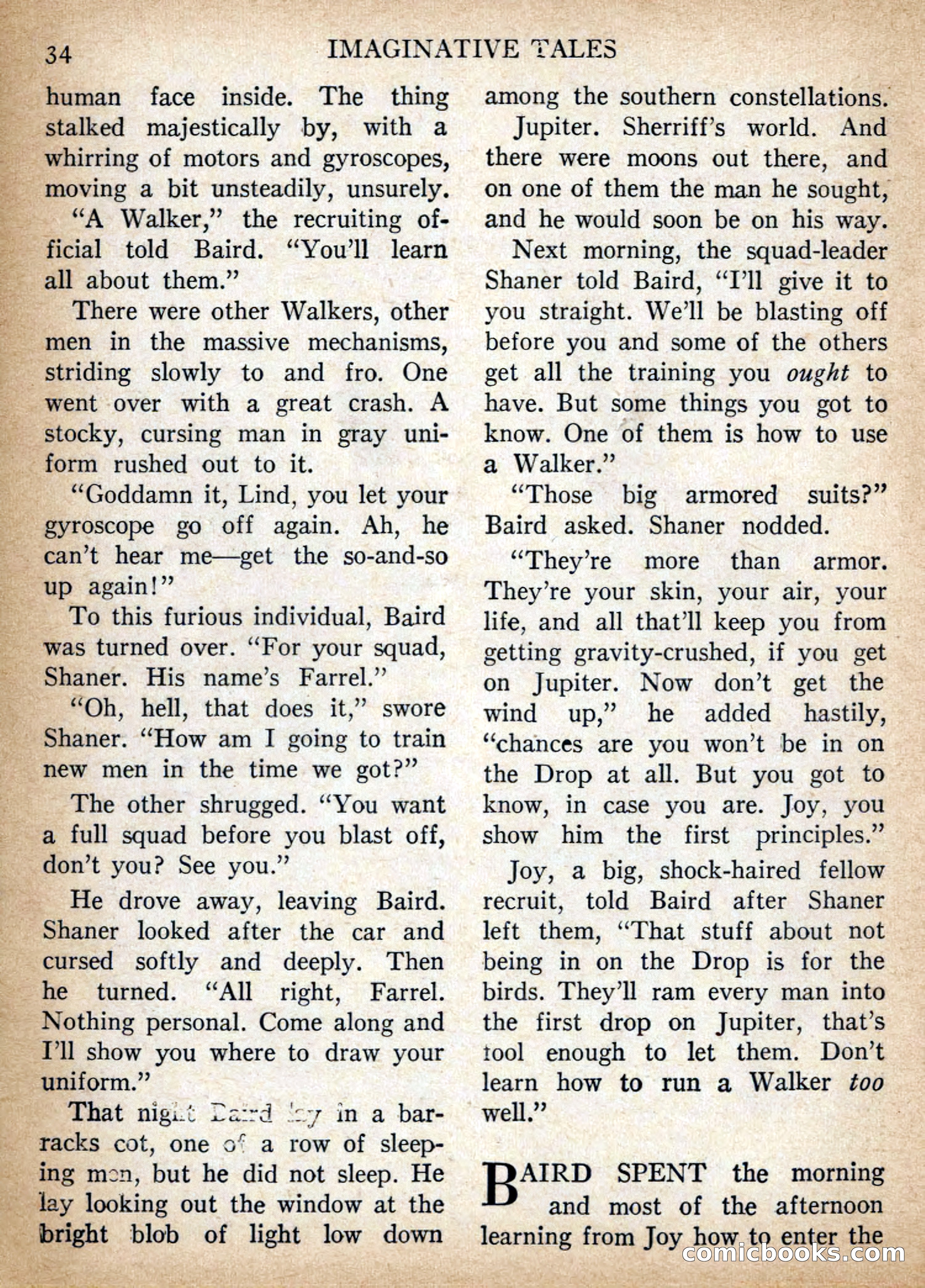 Imaginative Tales, July 1956 — page 34 of 132