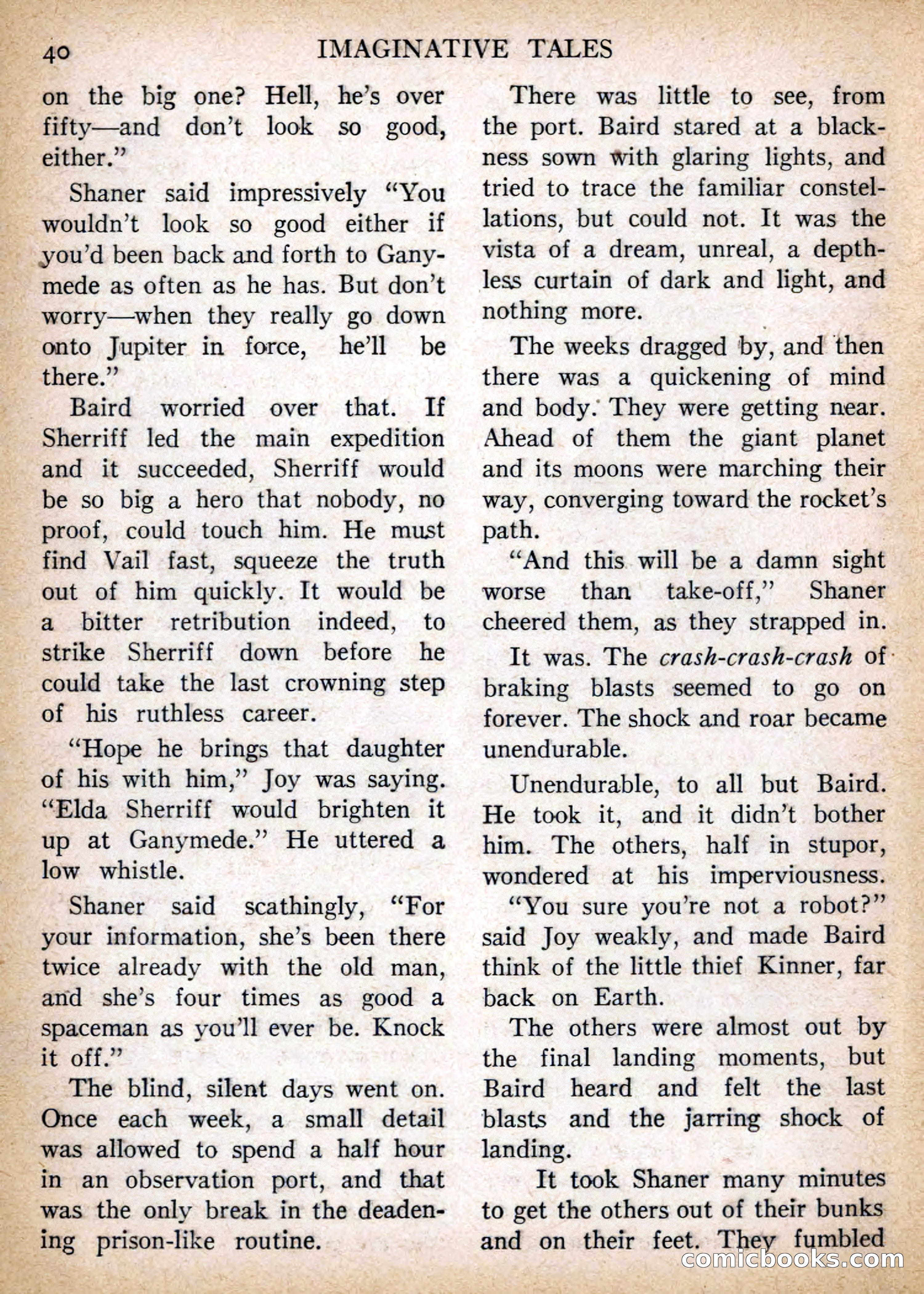 Imaginative Tales, July 1956 — page 40 of 132