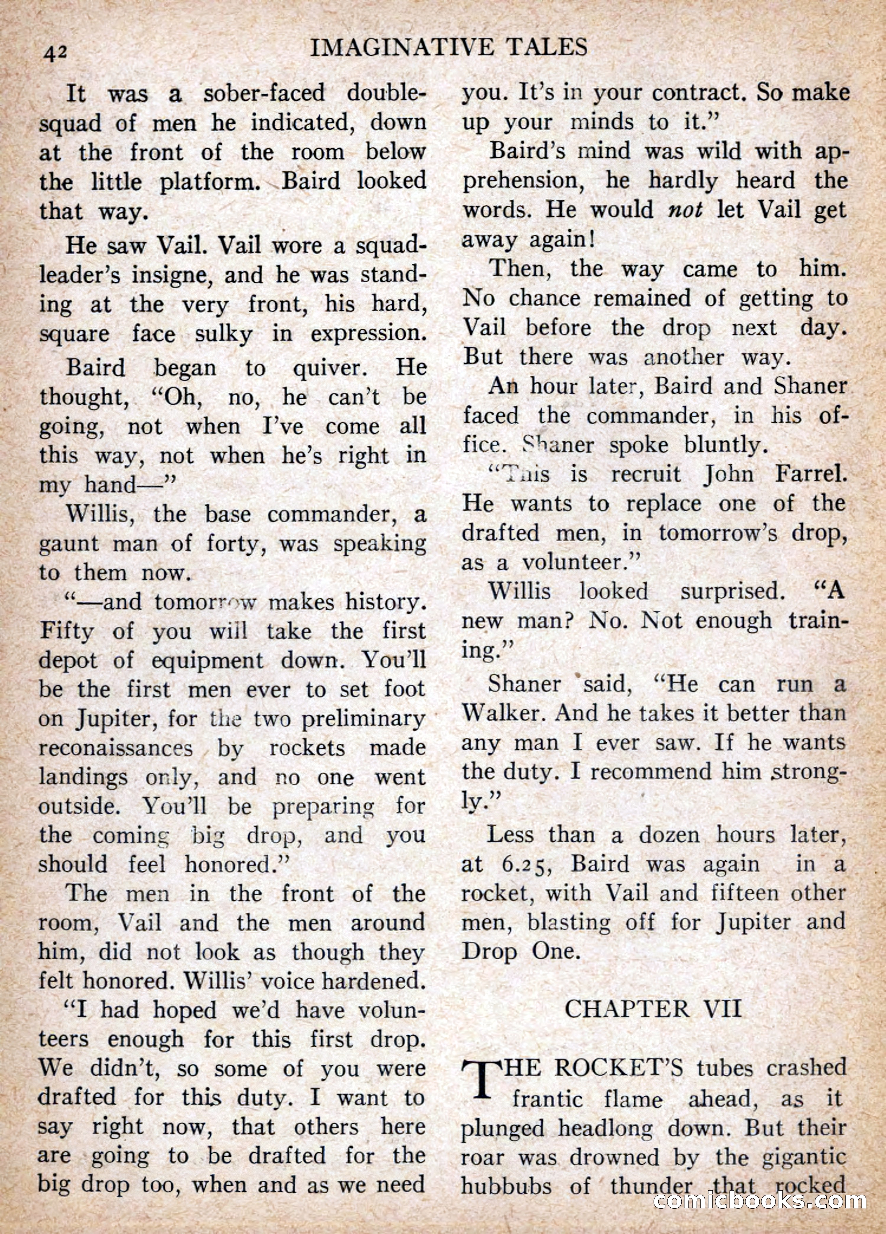 Imaginative Tales, July 1956 — page 42 of 132