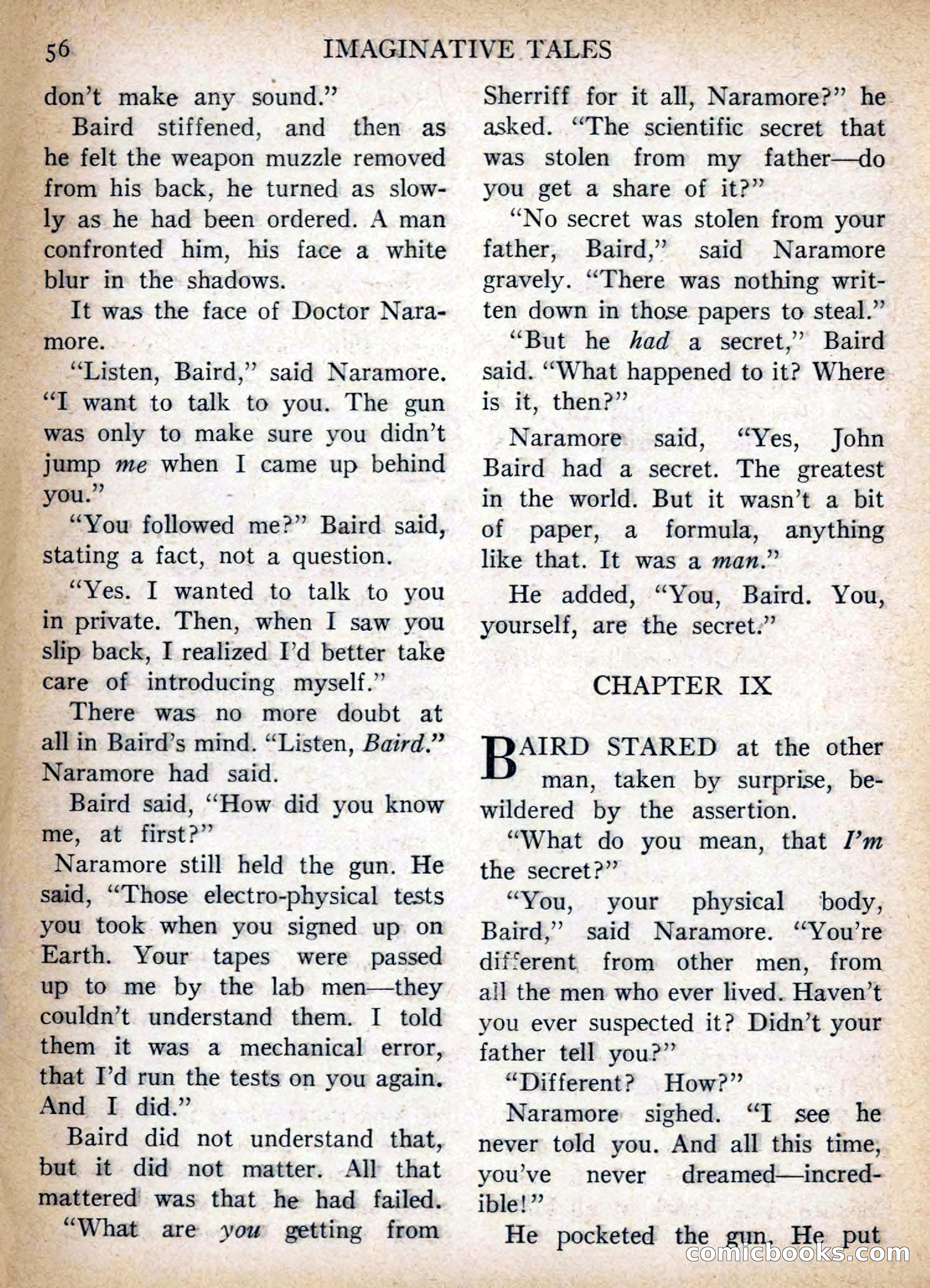 Imaginative Tales, July 1956 — page 56 of 132