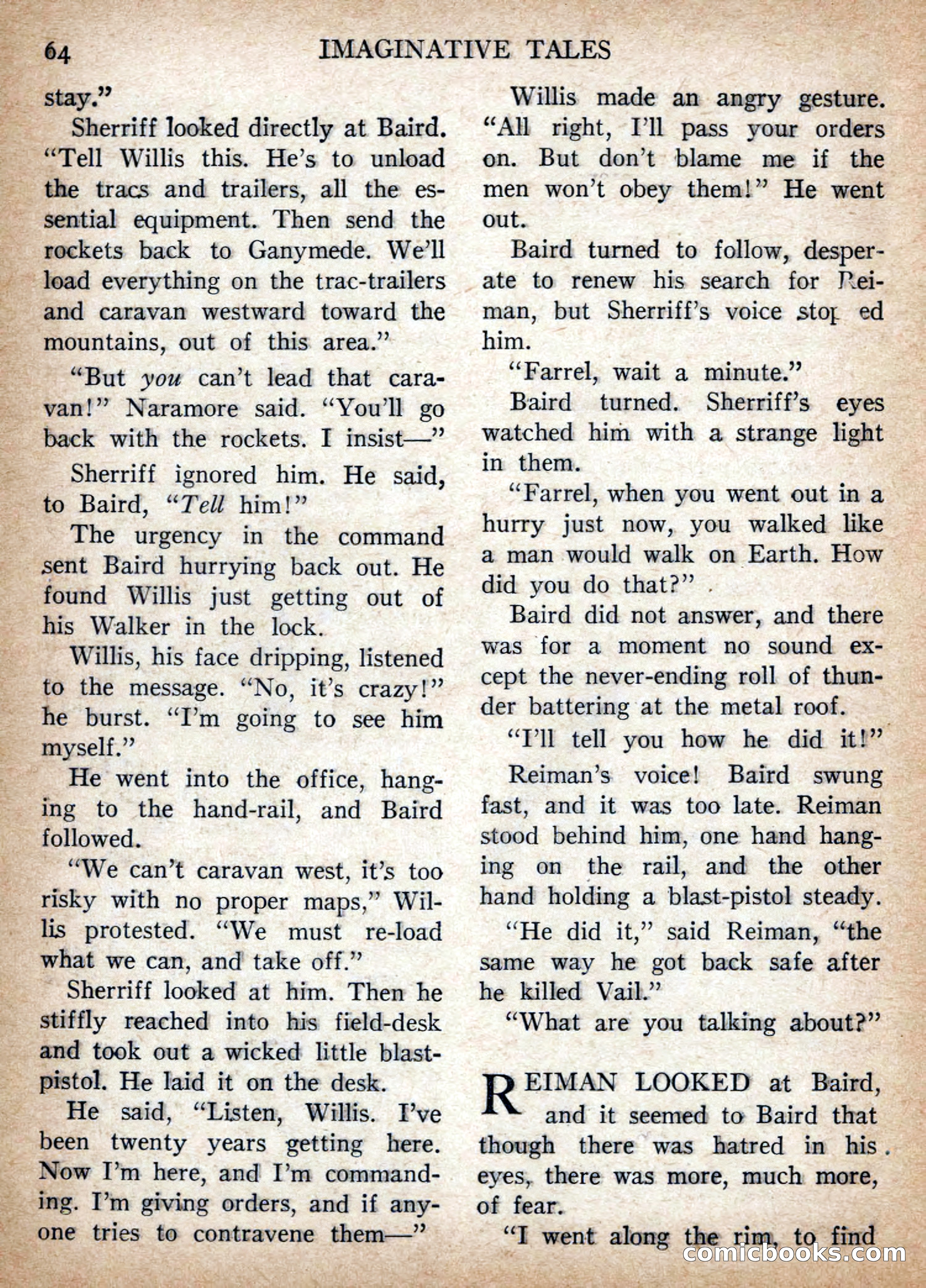 Imaginative Tales, July 1956 — page 64 of 132