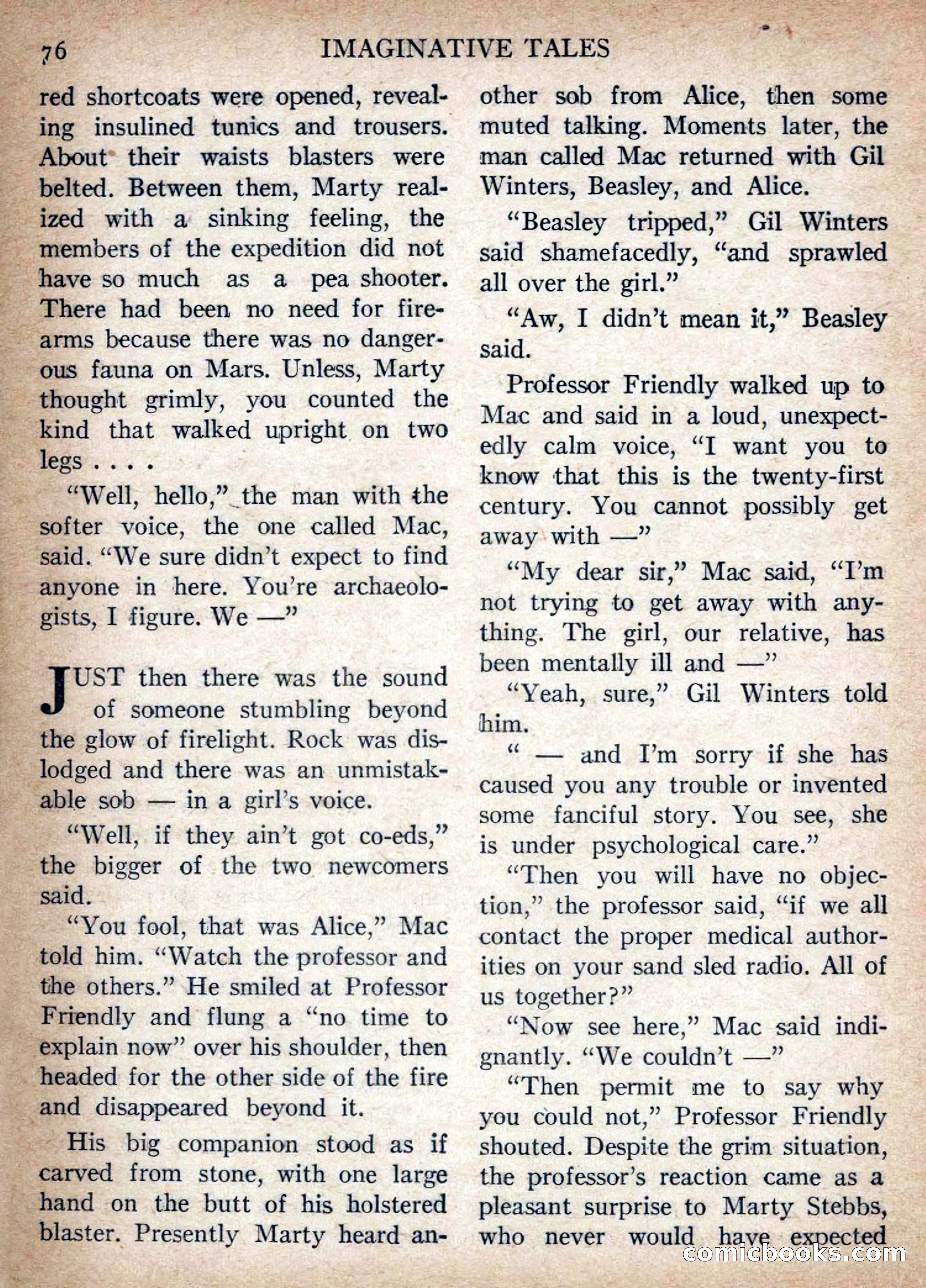 Imaginative Tales, July 1956 — page 76 of 132