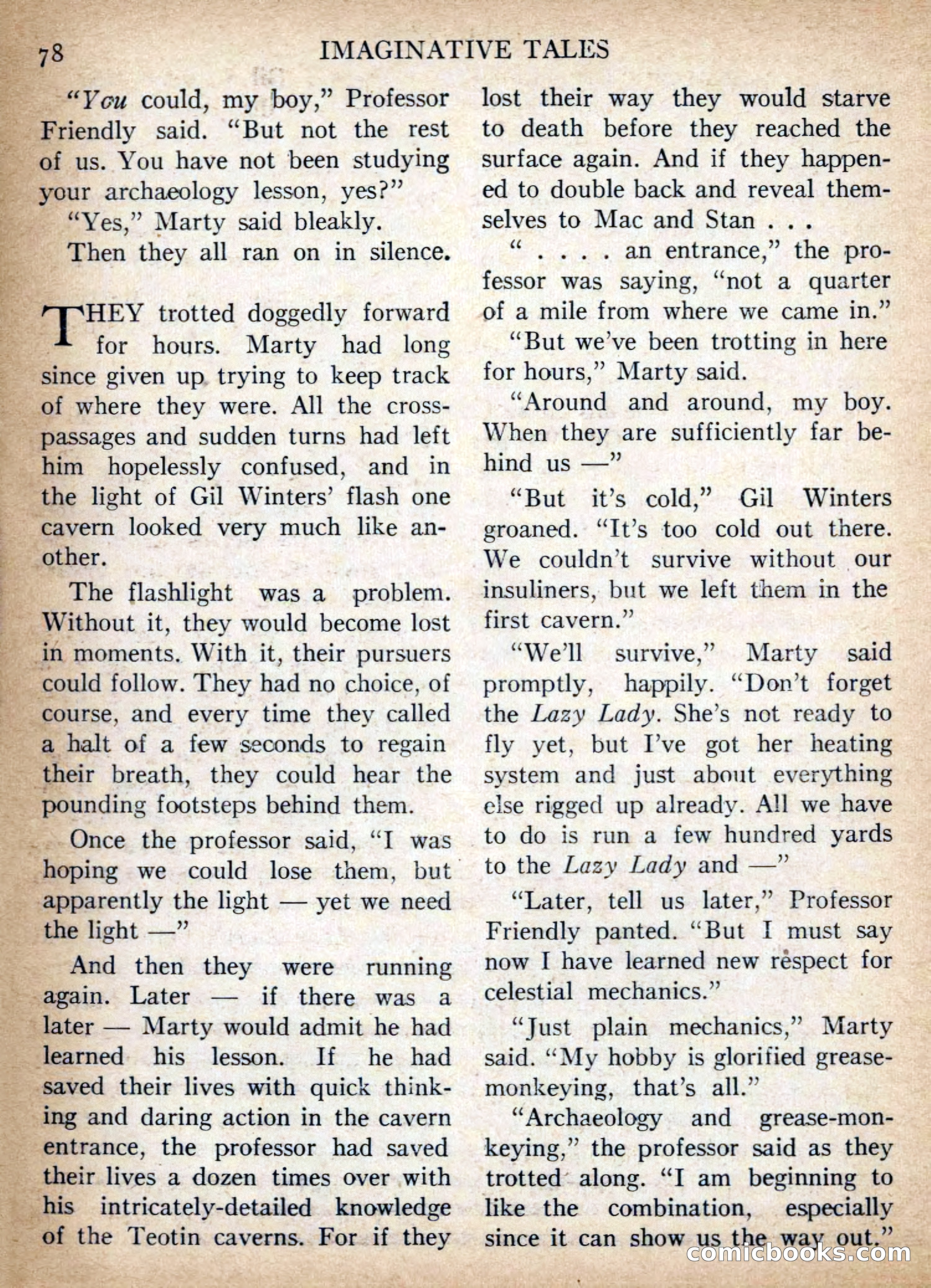 Imaginative Tales, July 1956 — page 78 of 132