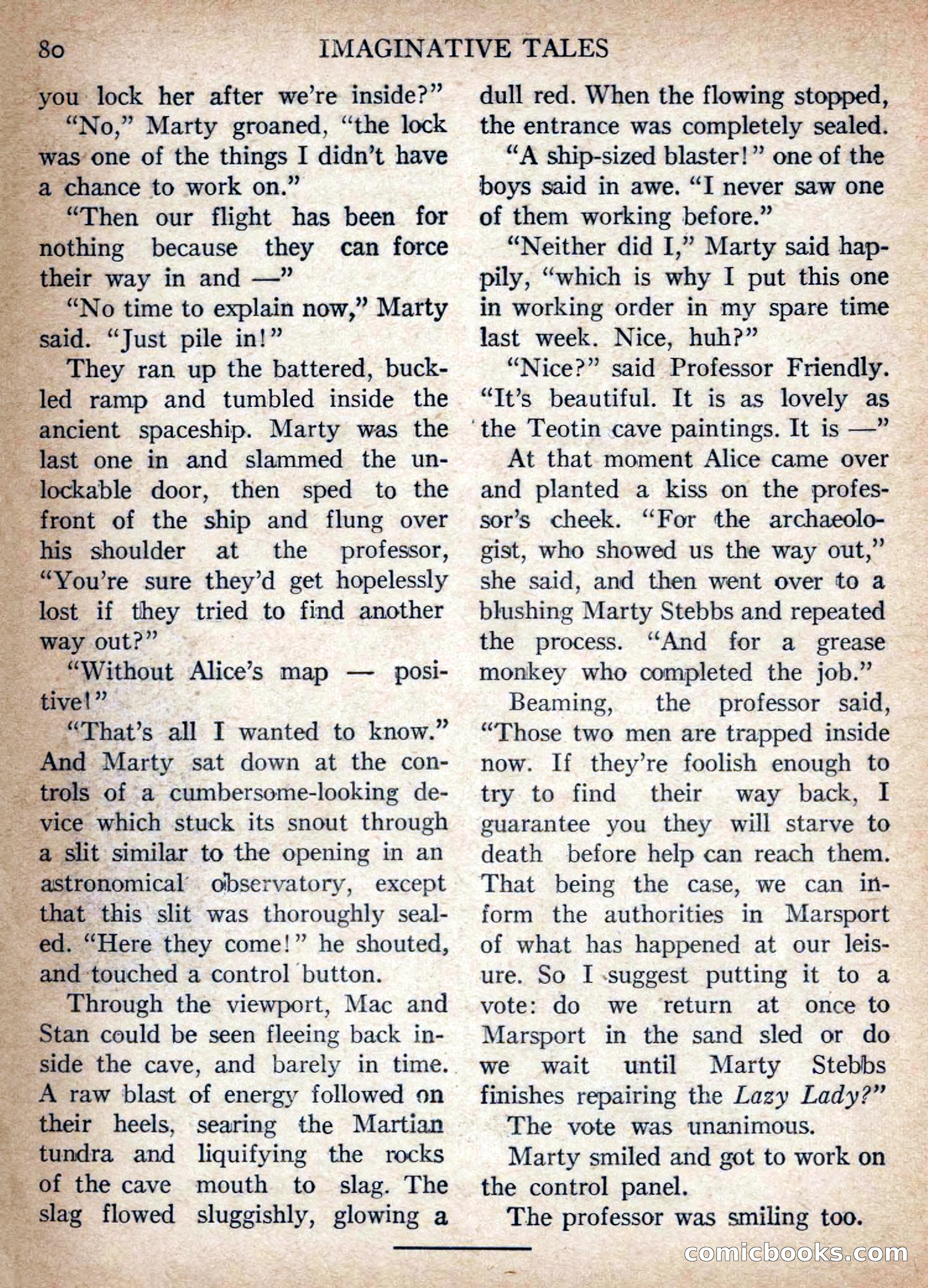 Imaginative Tales, July 1956 — page 80 of 132