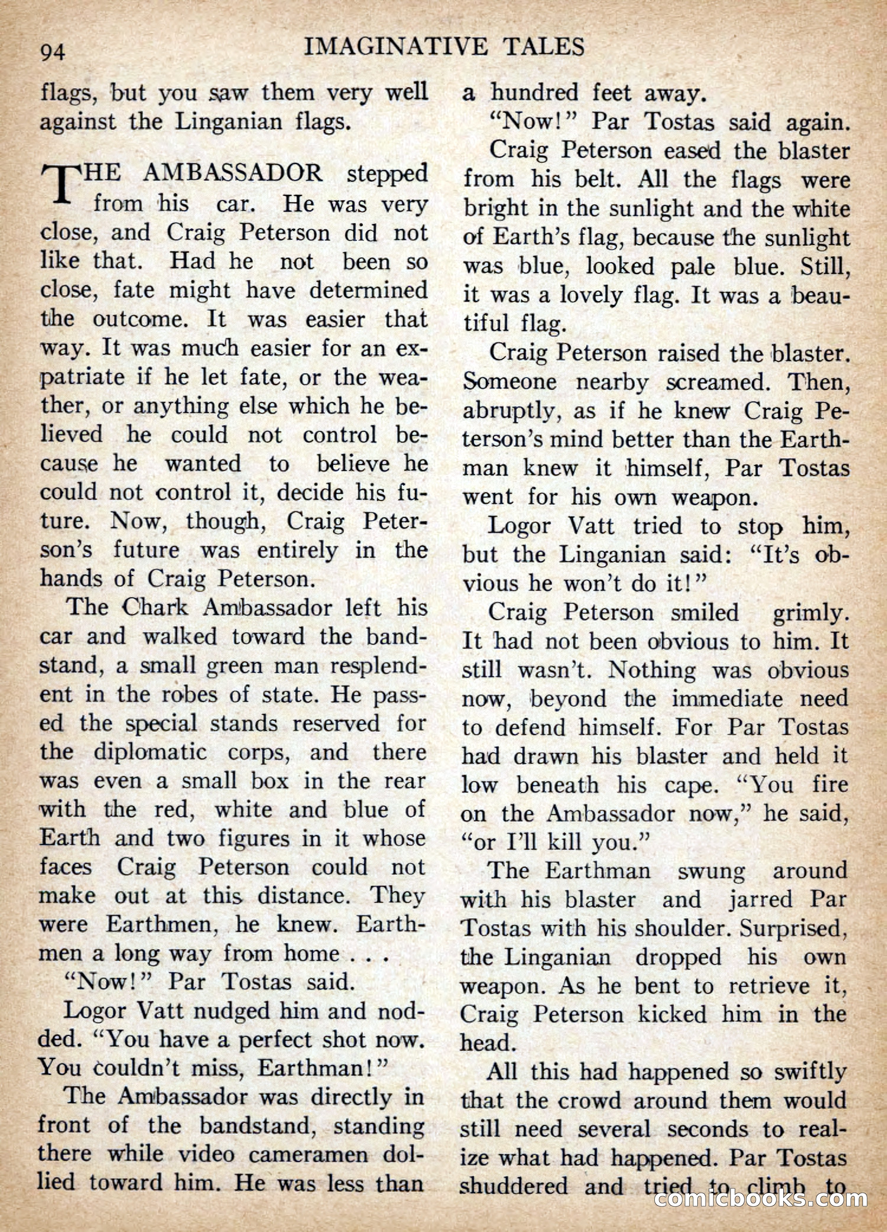 Imaginative Tales, July 1956 — page 94 of 132