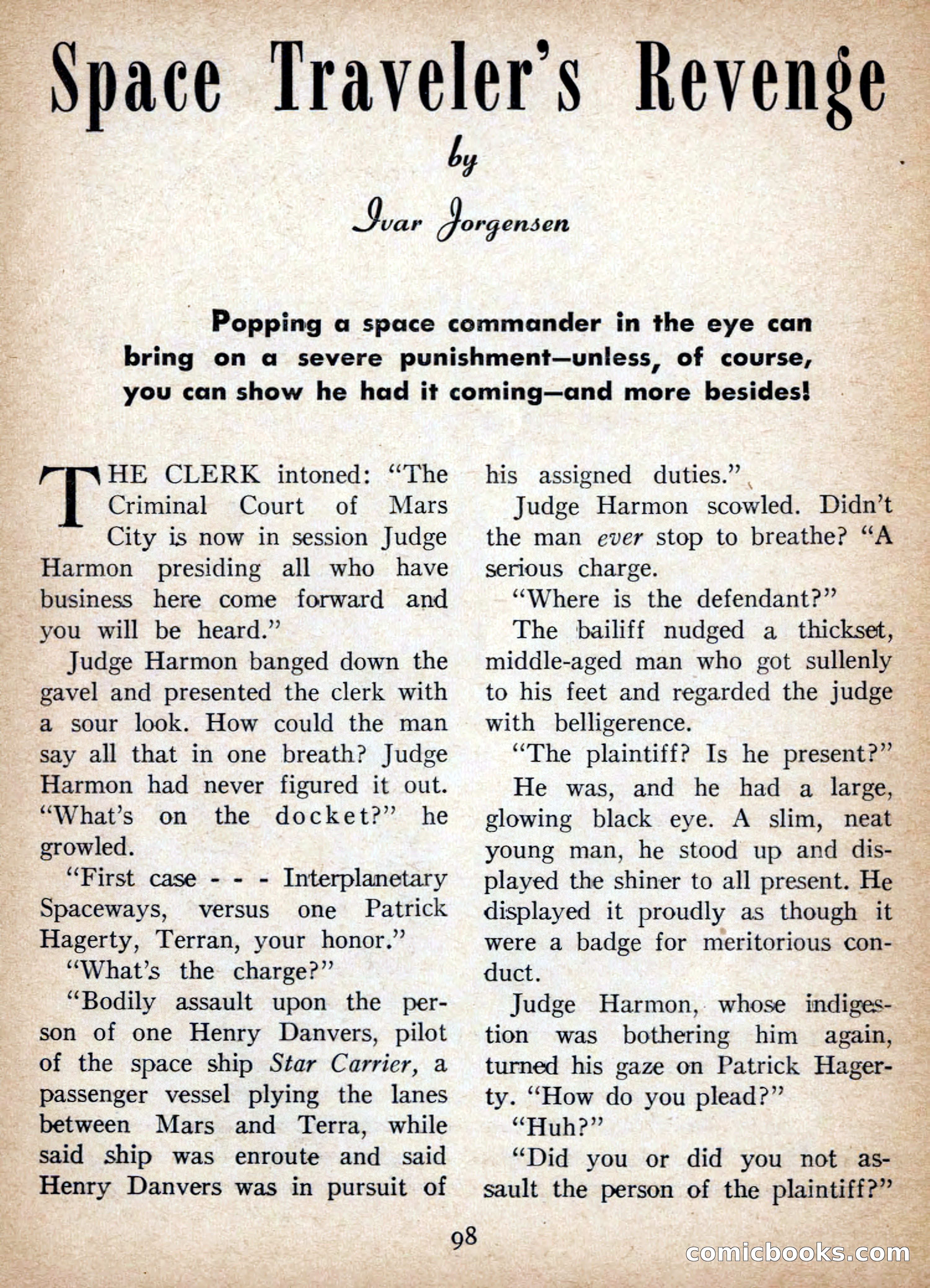 Imaginative Tales, July 1956 — page 98 of 132