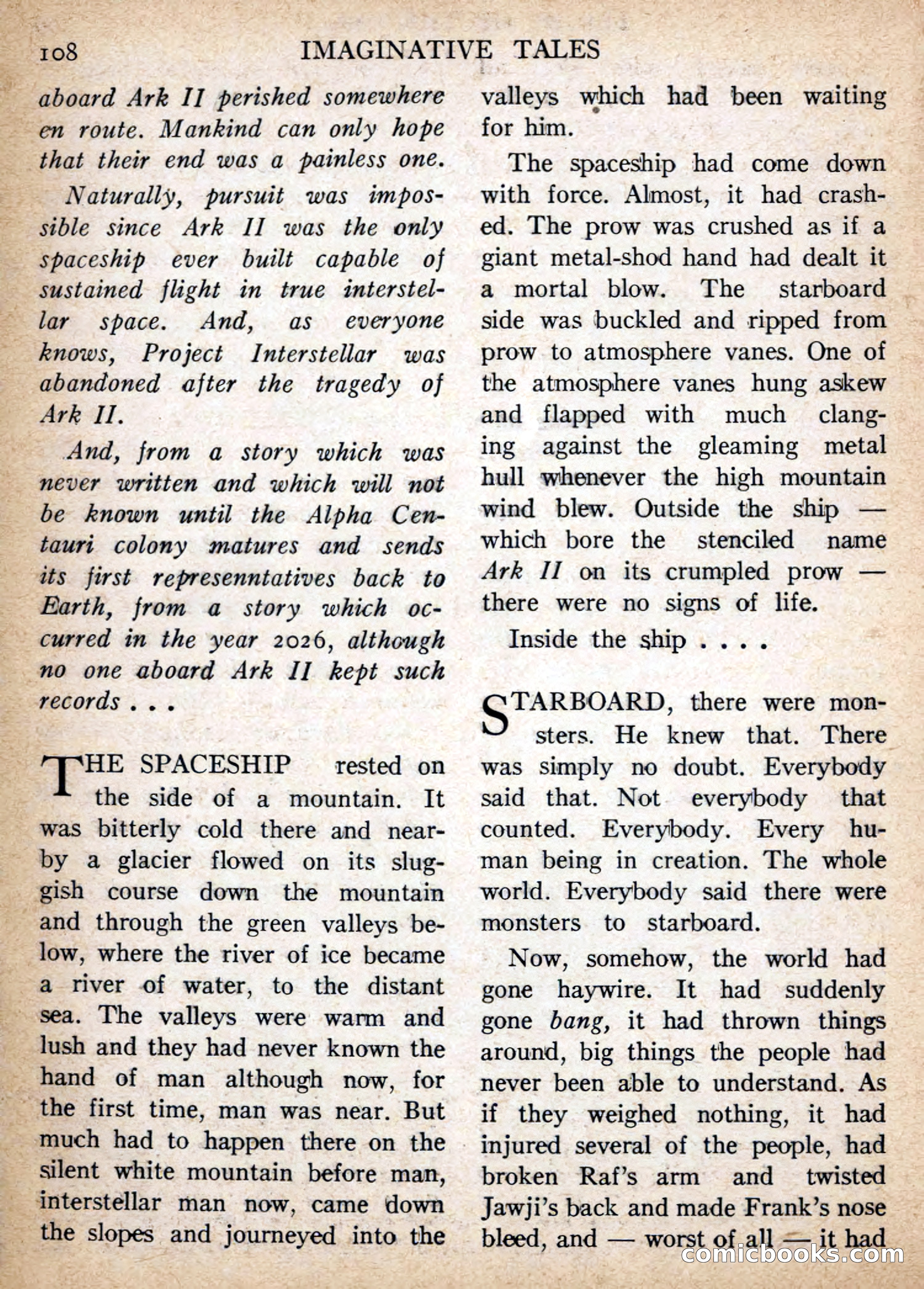 Imaginative Tales, July 1956 — page 108 of 132