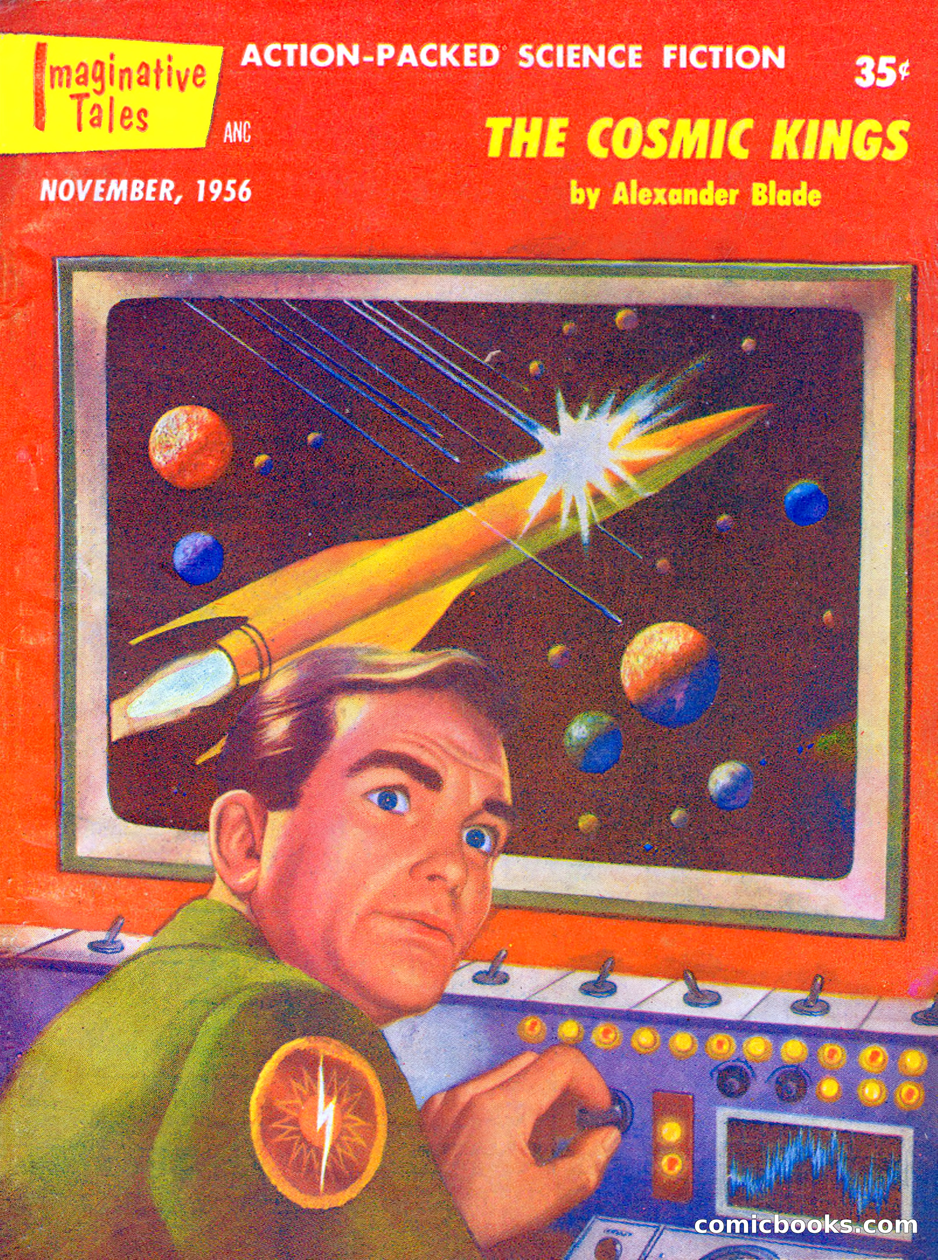 Imaginative Tales, November 1956 — page 1 of 132