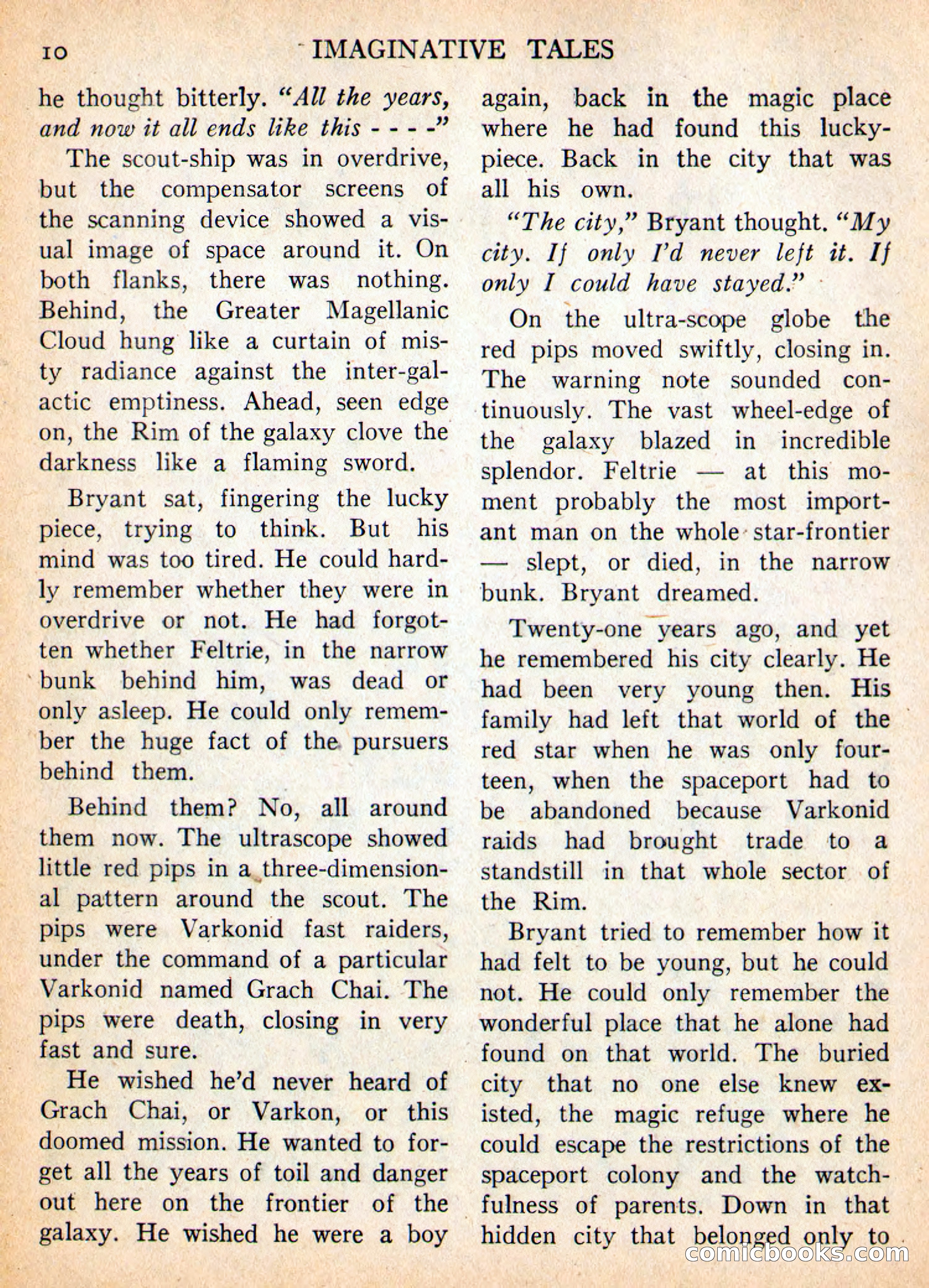 Imaginative Tales, November 1956 — page 10 of 132
