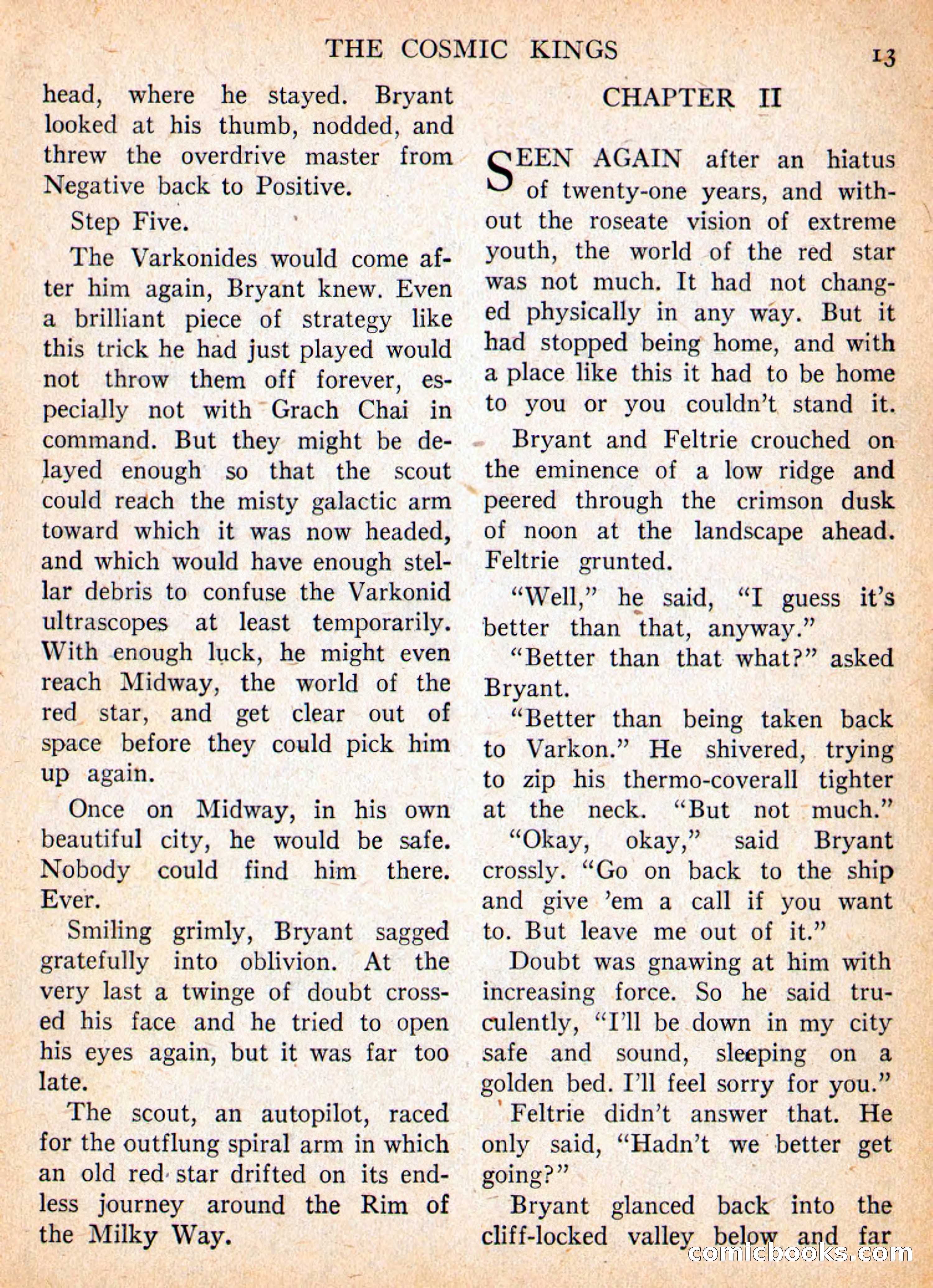 Imaginative Tales, November 1956 — page 13 of 132