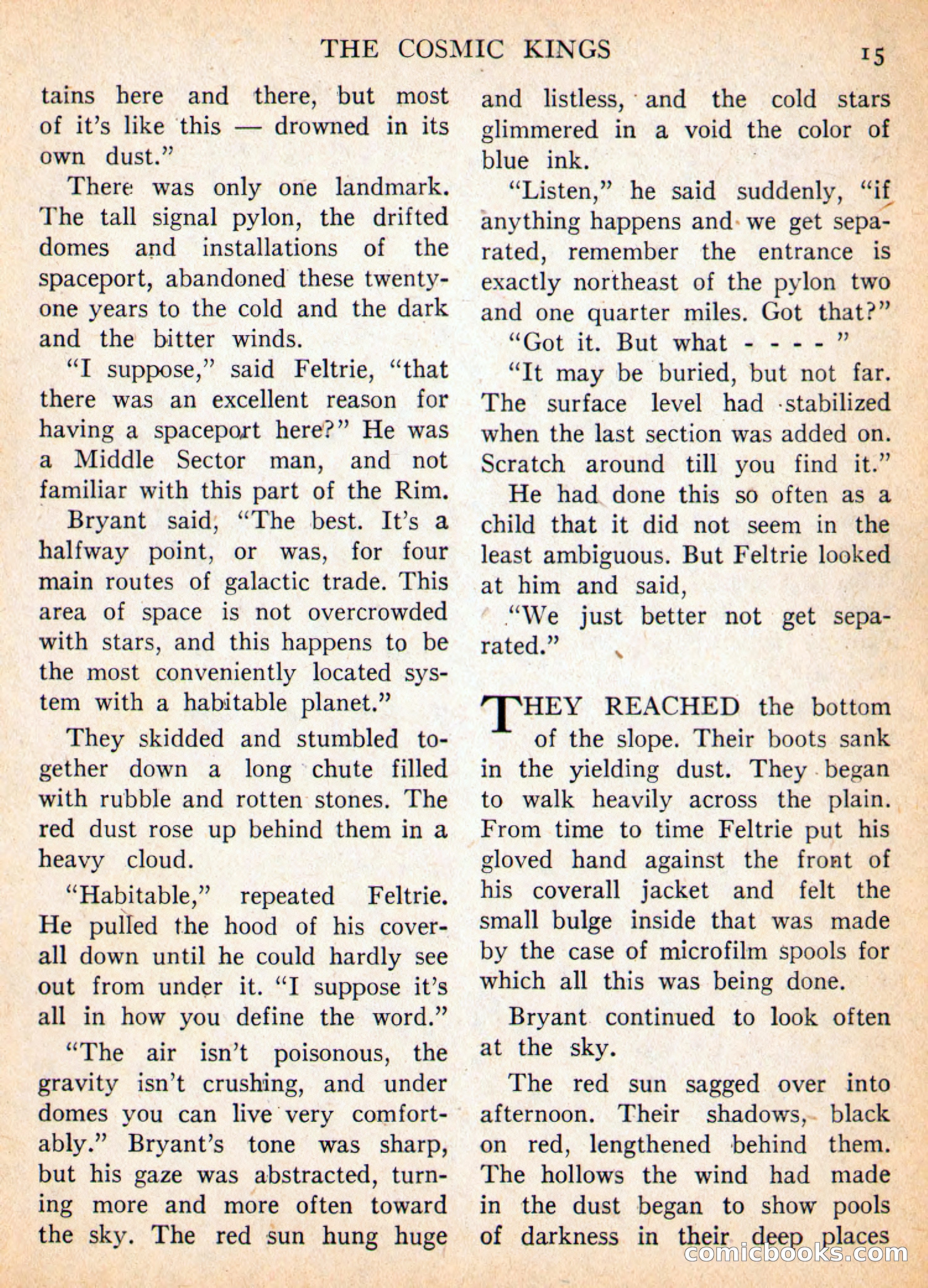 Imaginative Tales, November 1956 — page 15 of 132