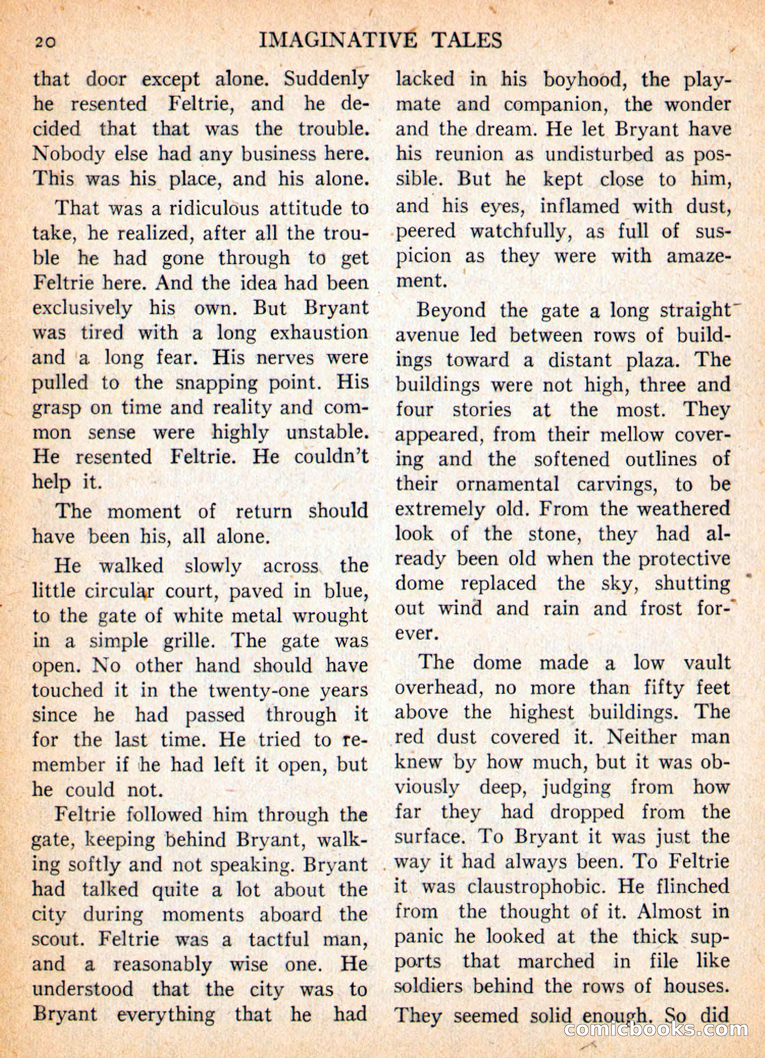 Imaginative Tales, November 1956 — page 20 of 132
