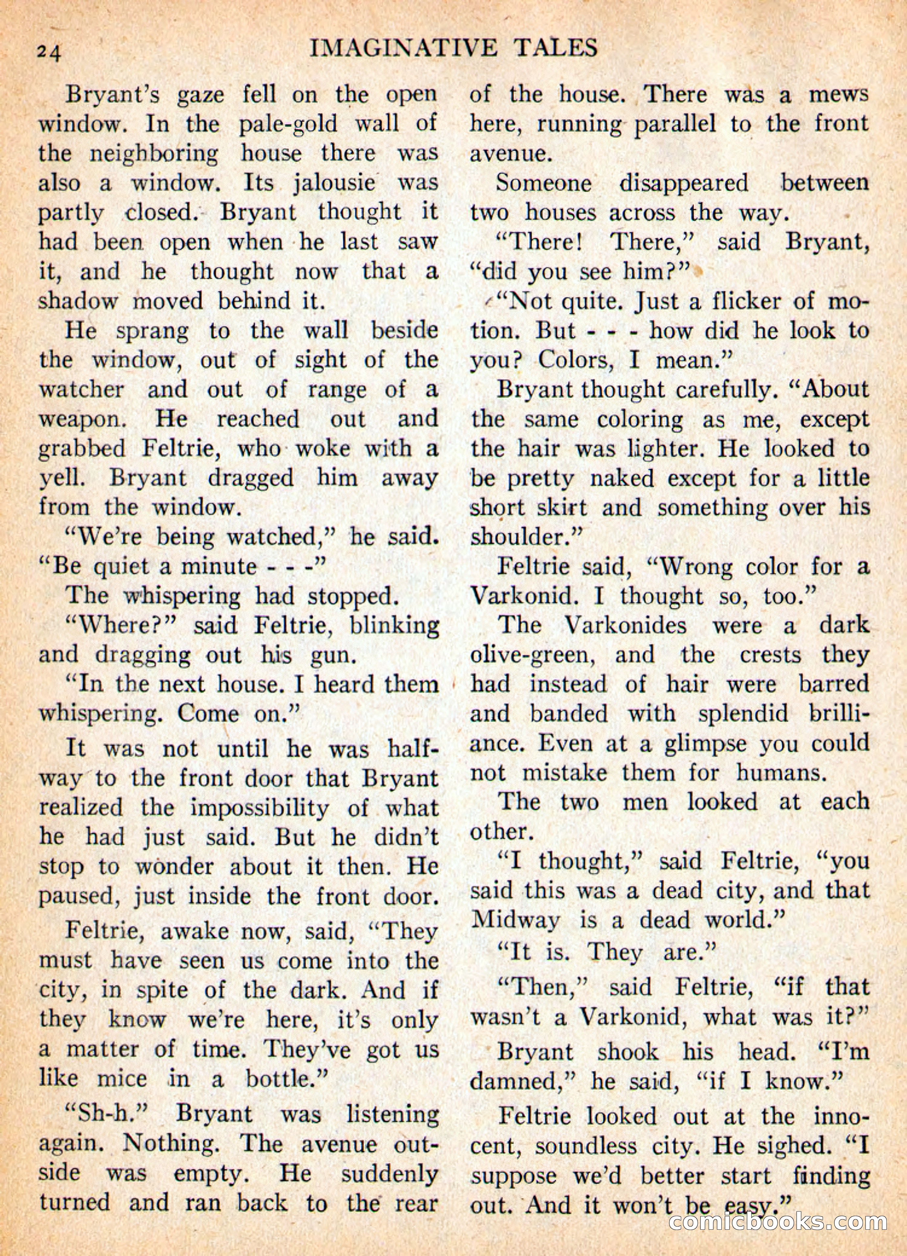 Imaginative Tales, November 1956 — page 24 of 132