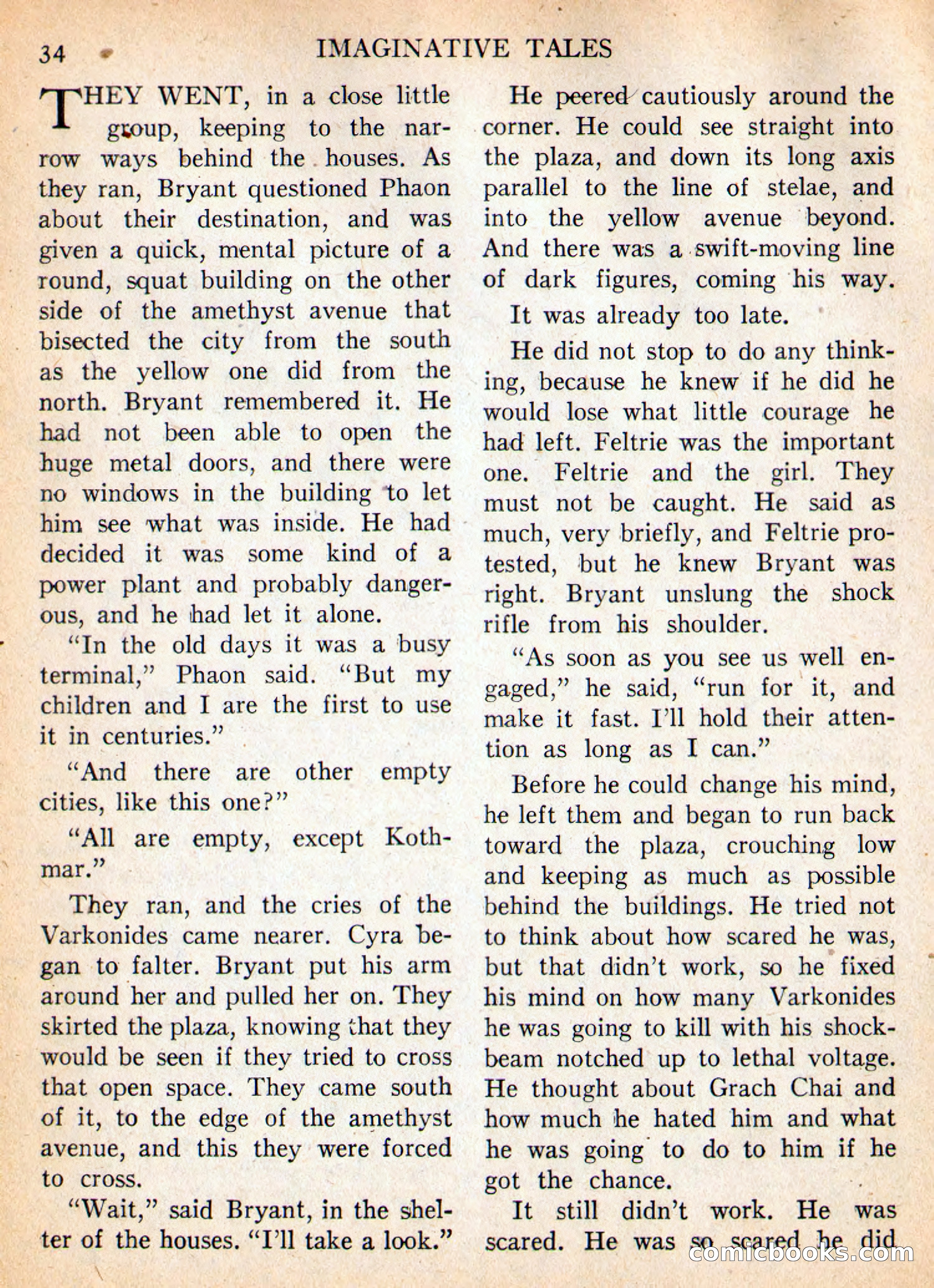 Imaginative Tales, November 1956 — page 34 of 132