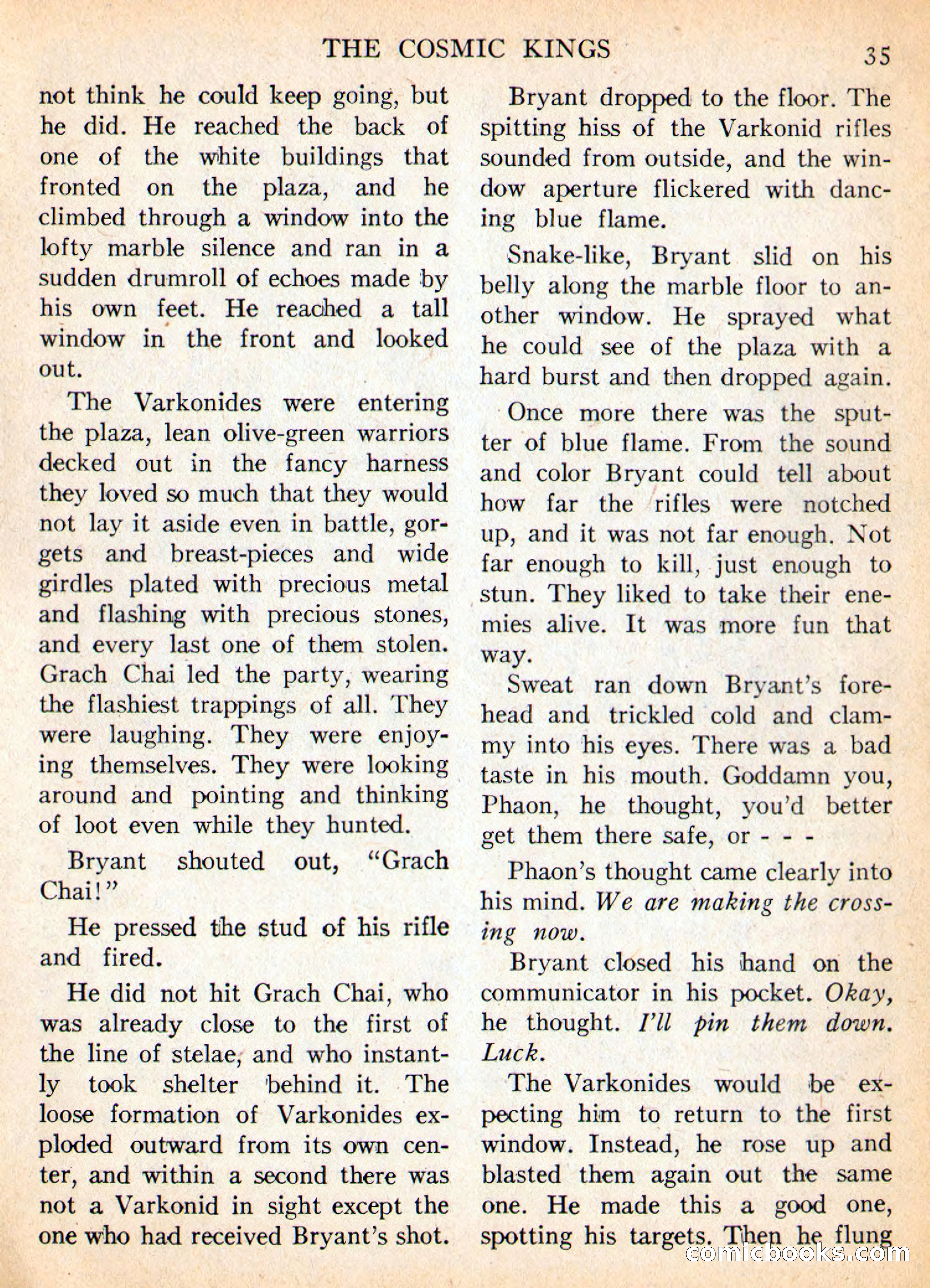 Imaginative Tales, November 1956 — page 35 of 132