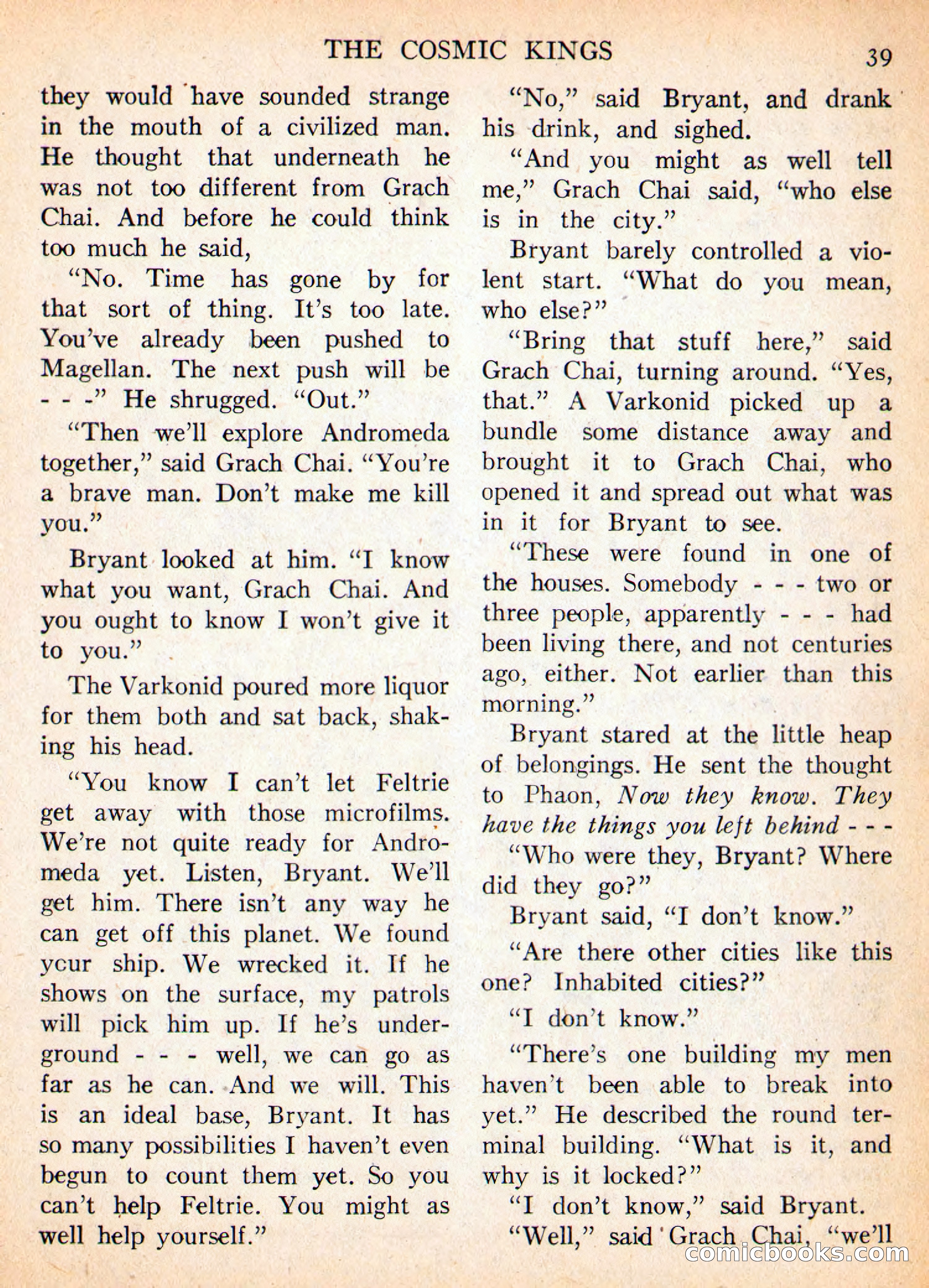 Imaginative Tales, November 1956 — page 39 of 132
