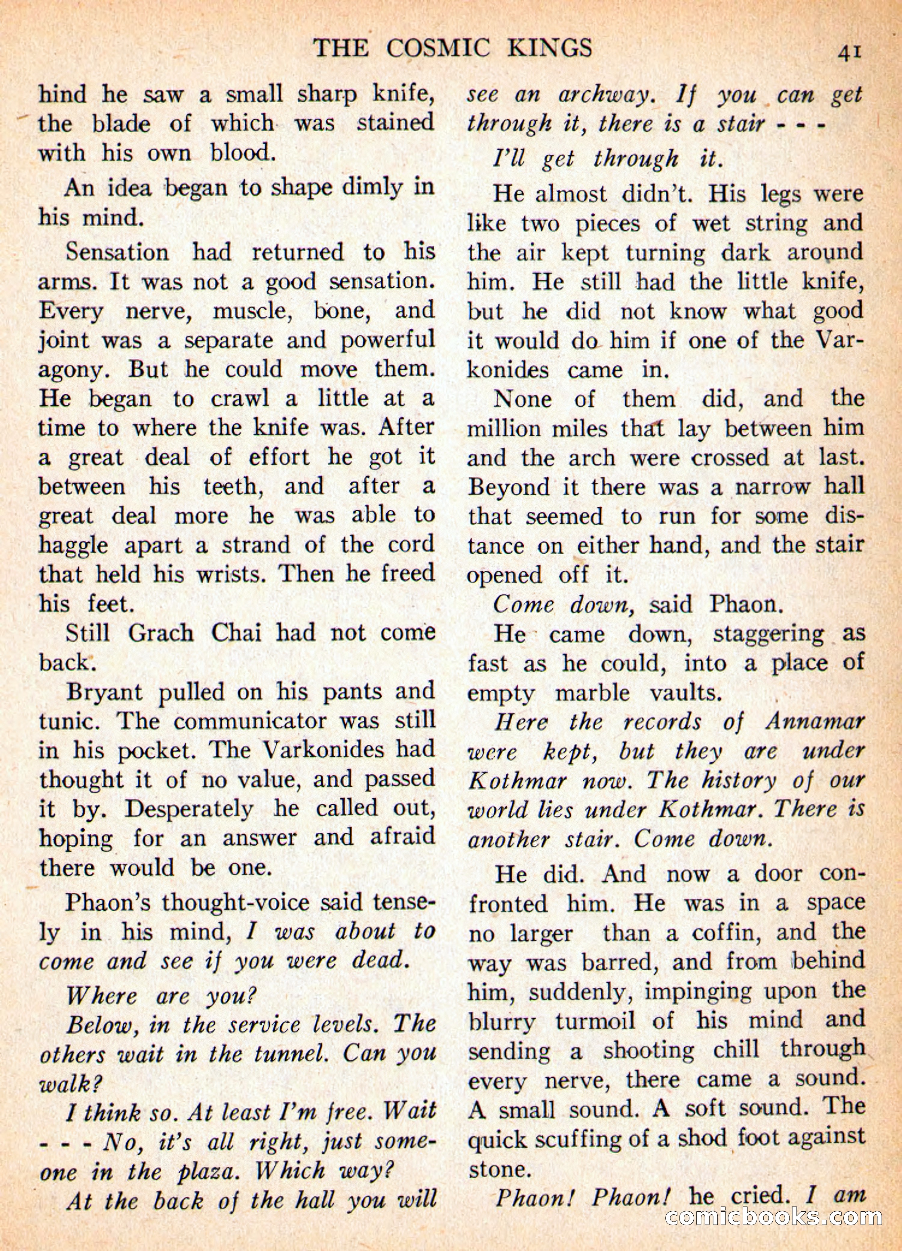 Imaginative Tales, November 1956 — page 41 of 132