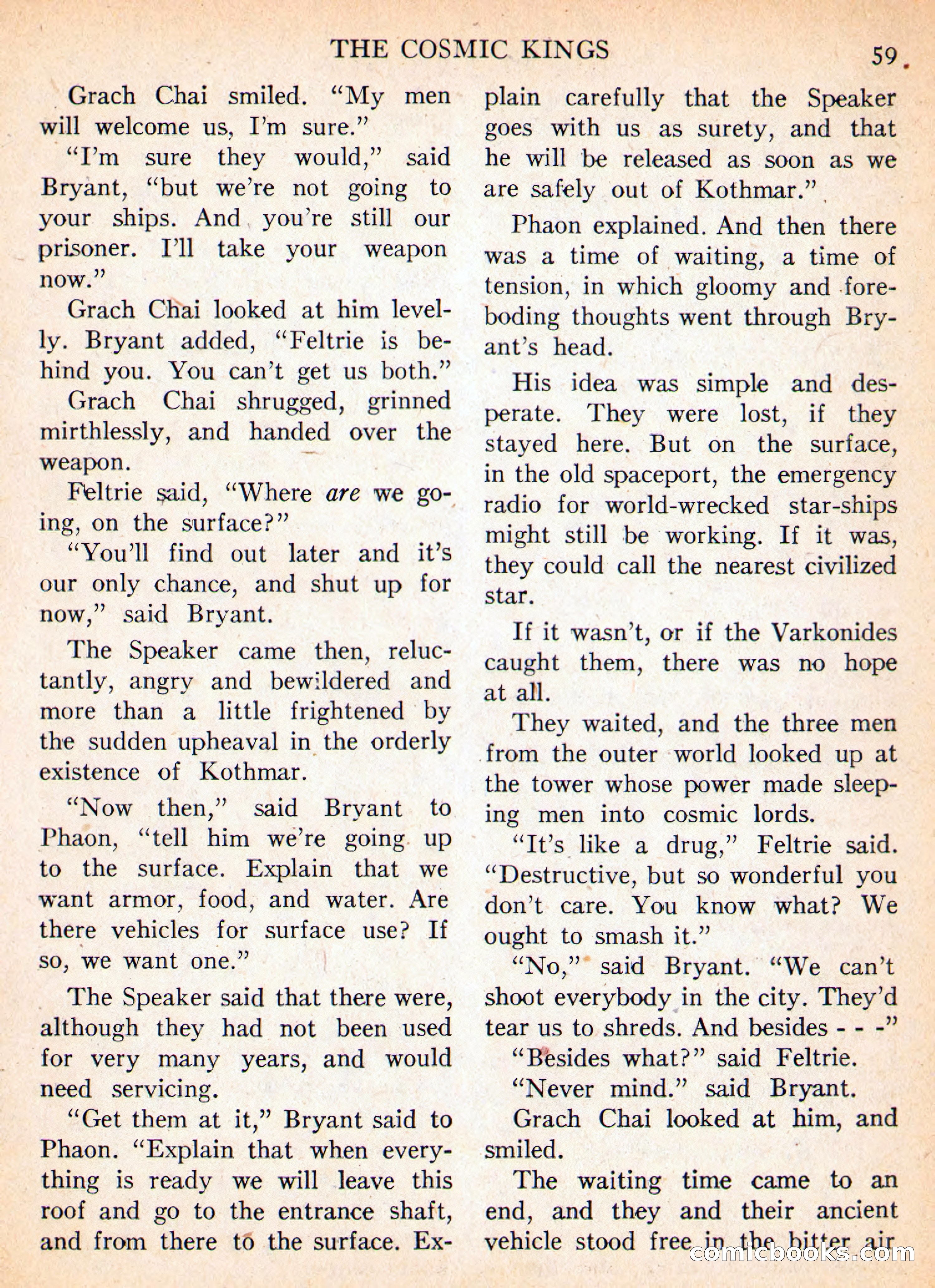 Imaginative Tales, November 1956 — page 59 of 132
