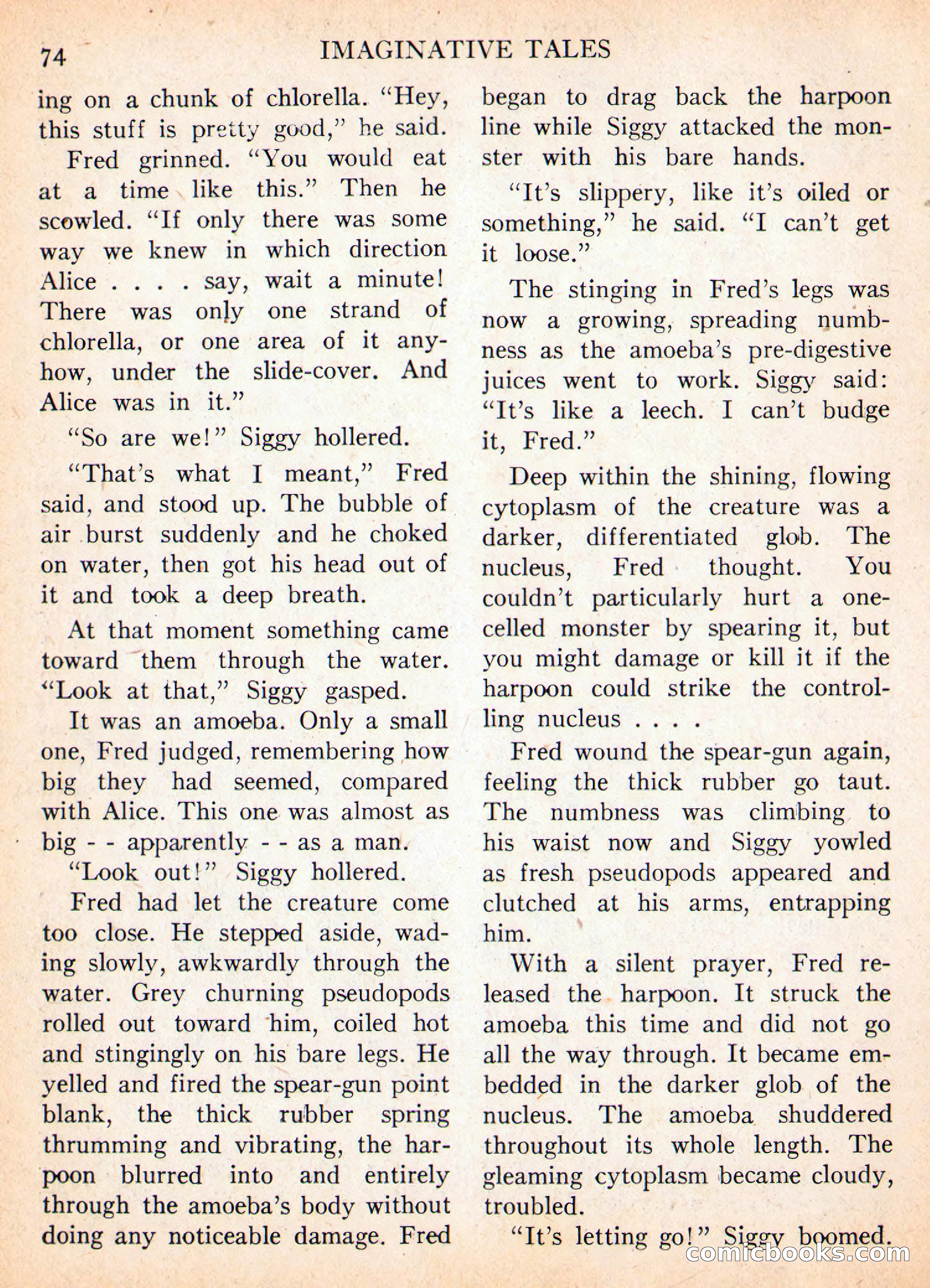 Imaginative Tales, November 1956 — page 74 of 132