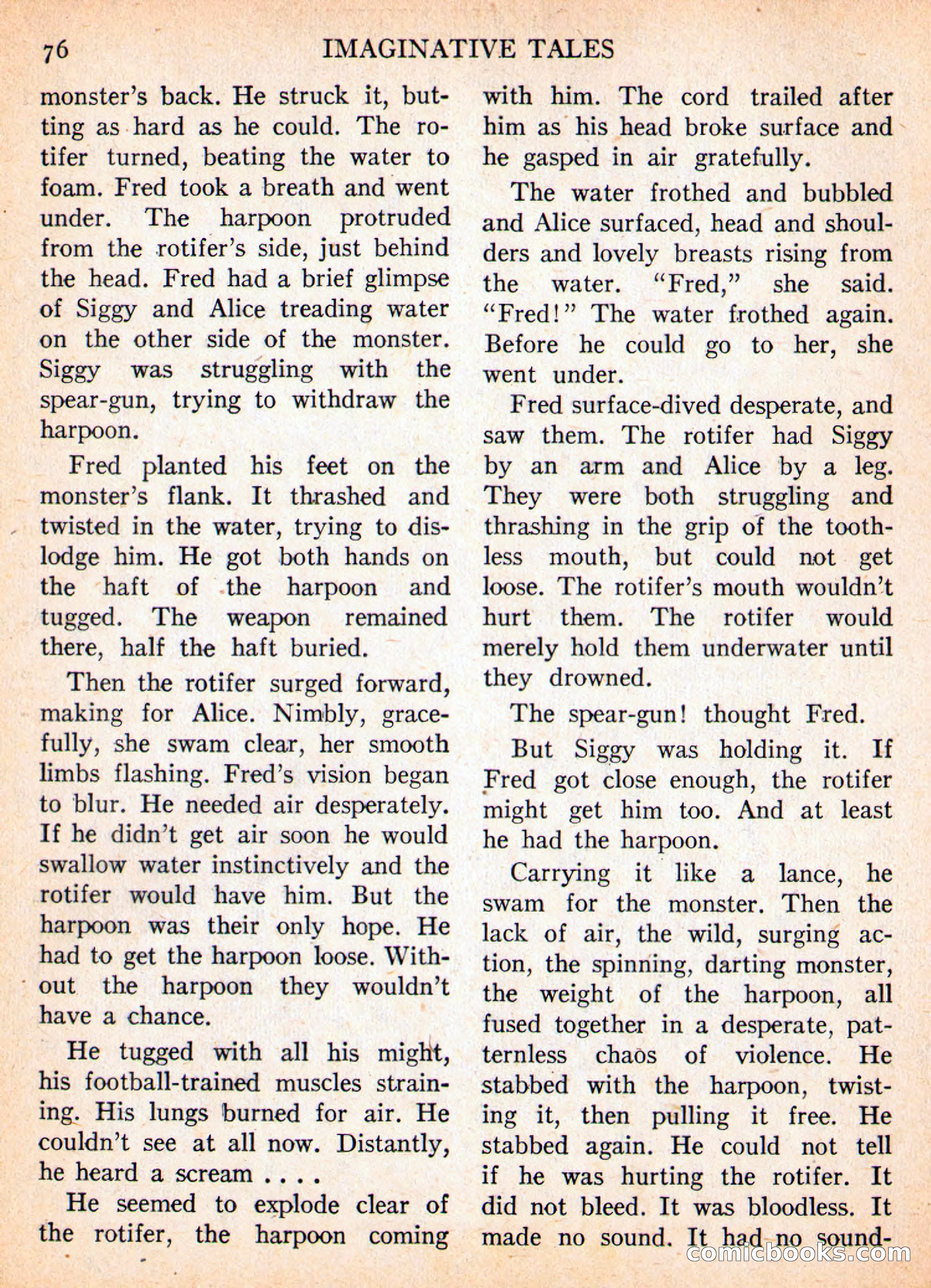Imaginative Tales, November 1956 — page 76 of 132