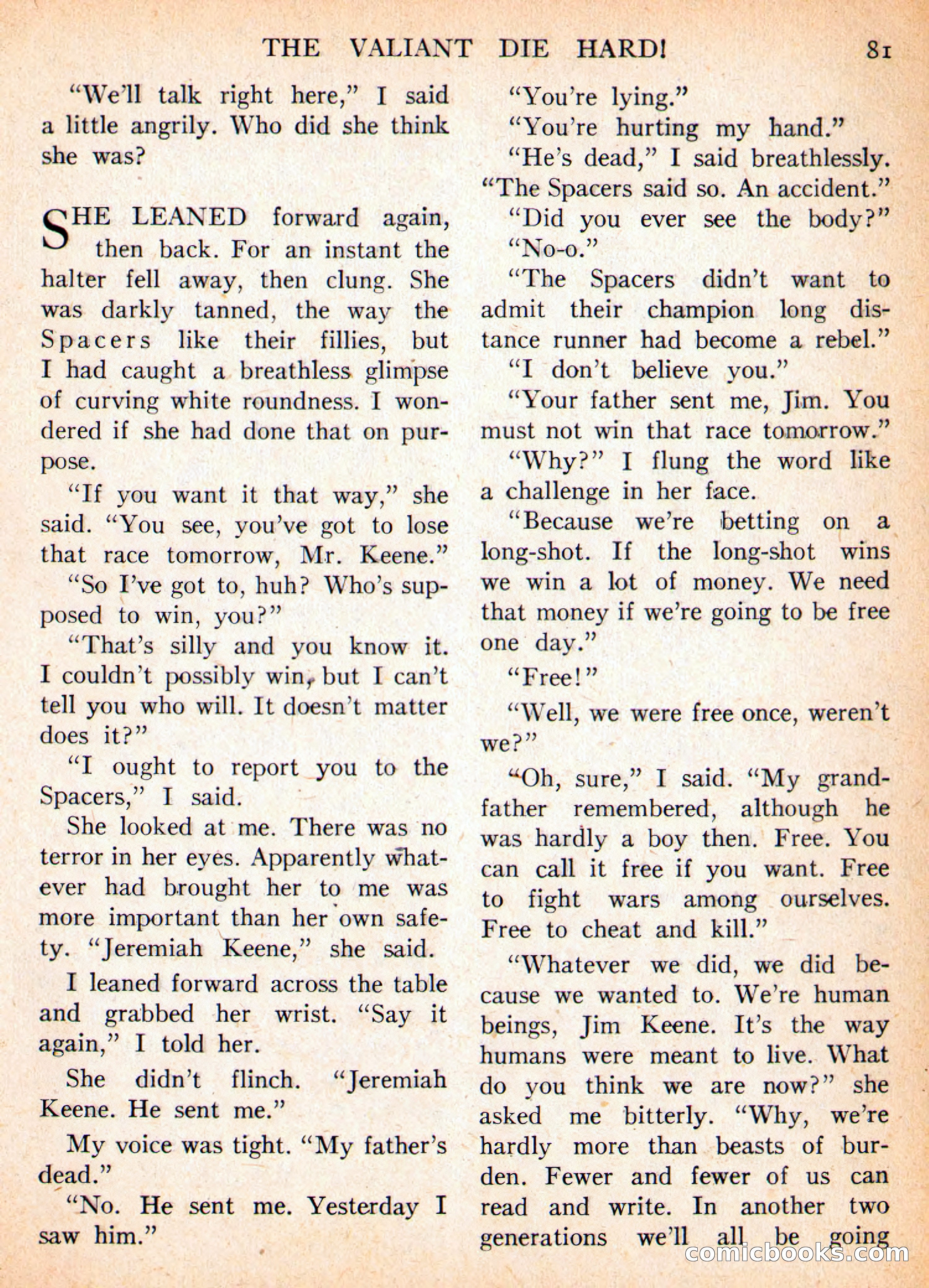 Imaginative Tales, November 1956 — page 81 of 132
