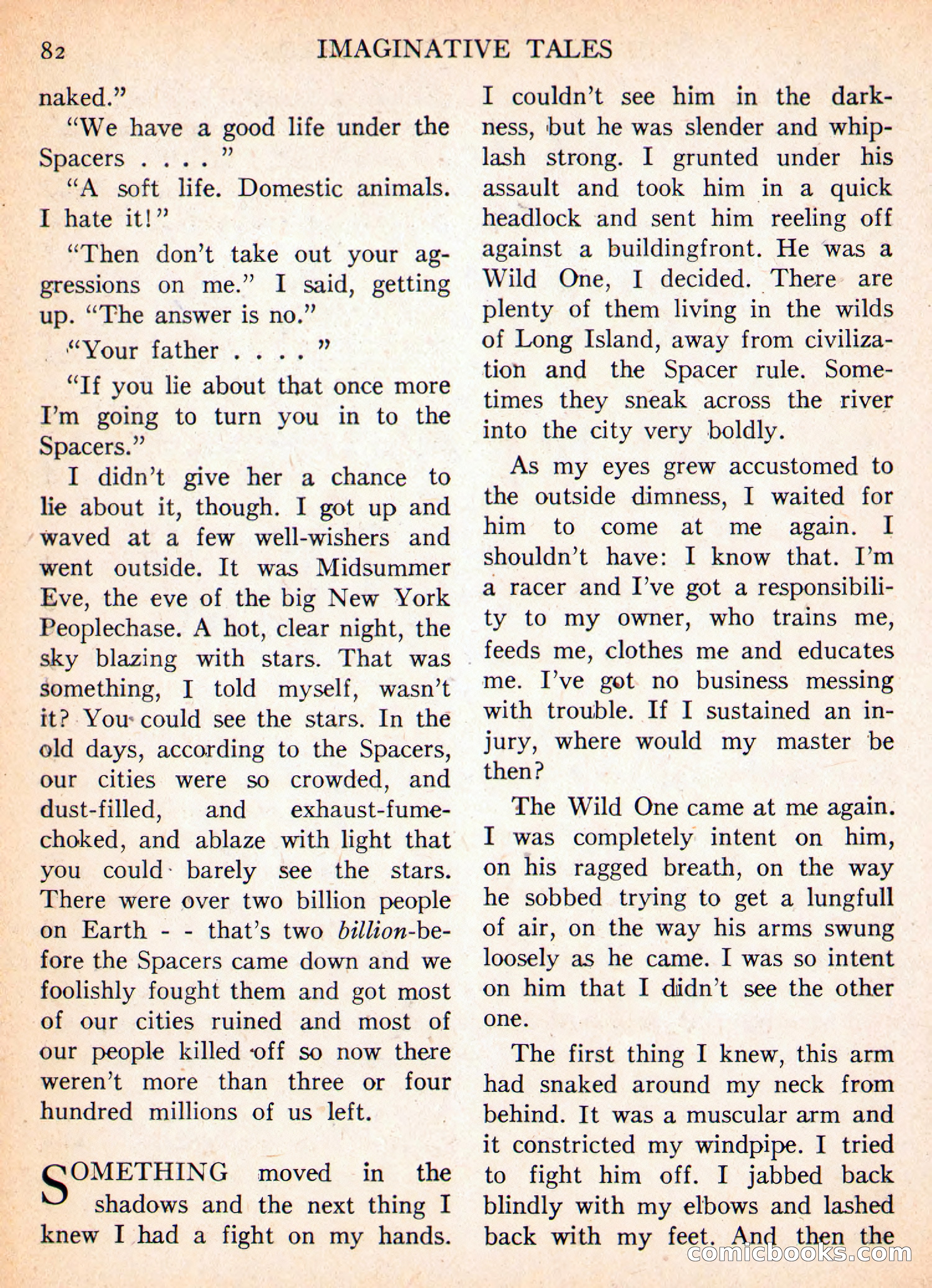 Imaginative Tales, November 1956 — page 82 of 132