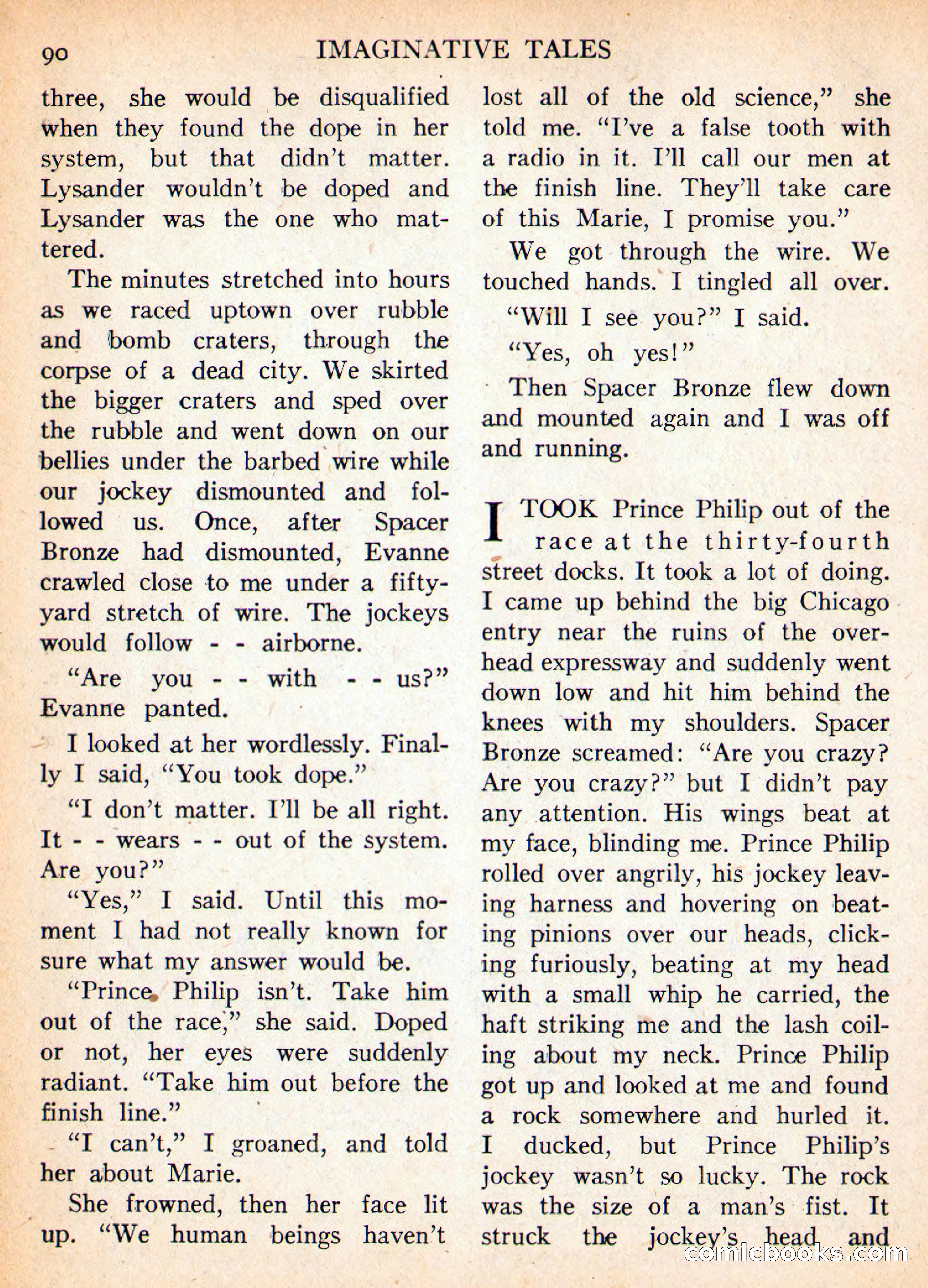 Imaginative Tales, November 1956 — page 90 of 132