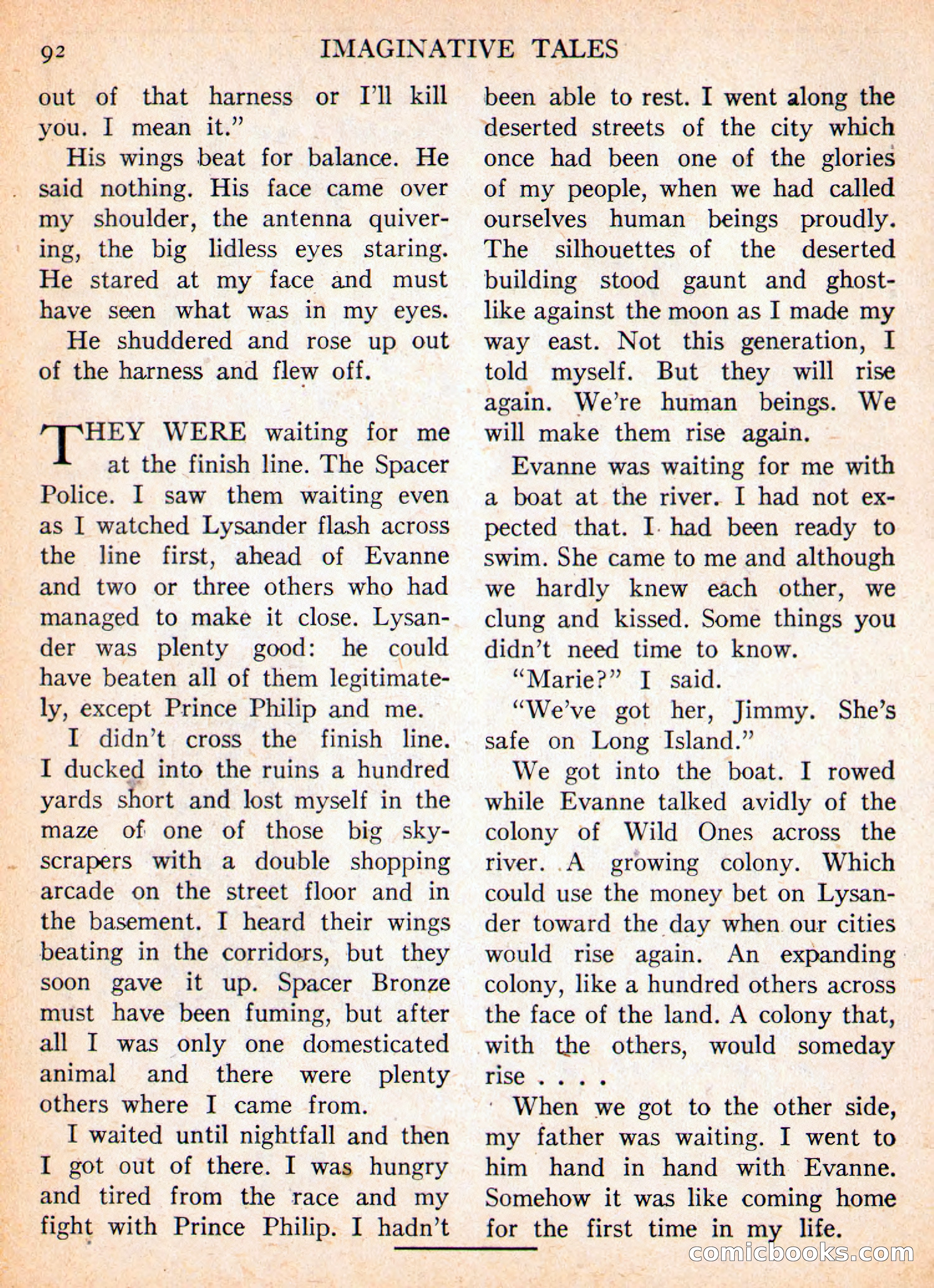 Imaginative Tales, November 1956 — page 92 of 132