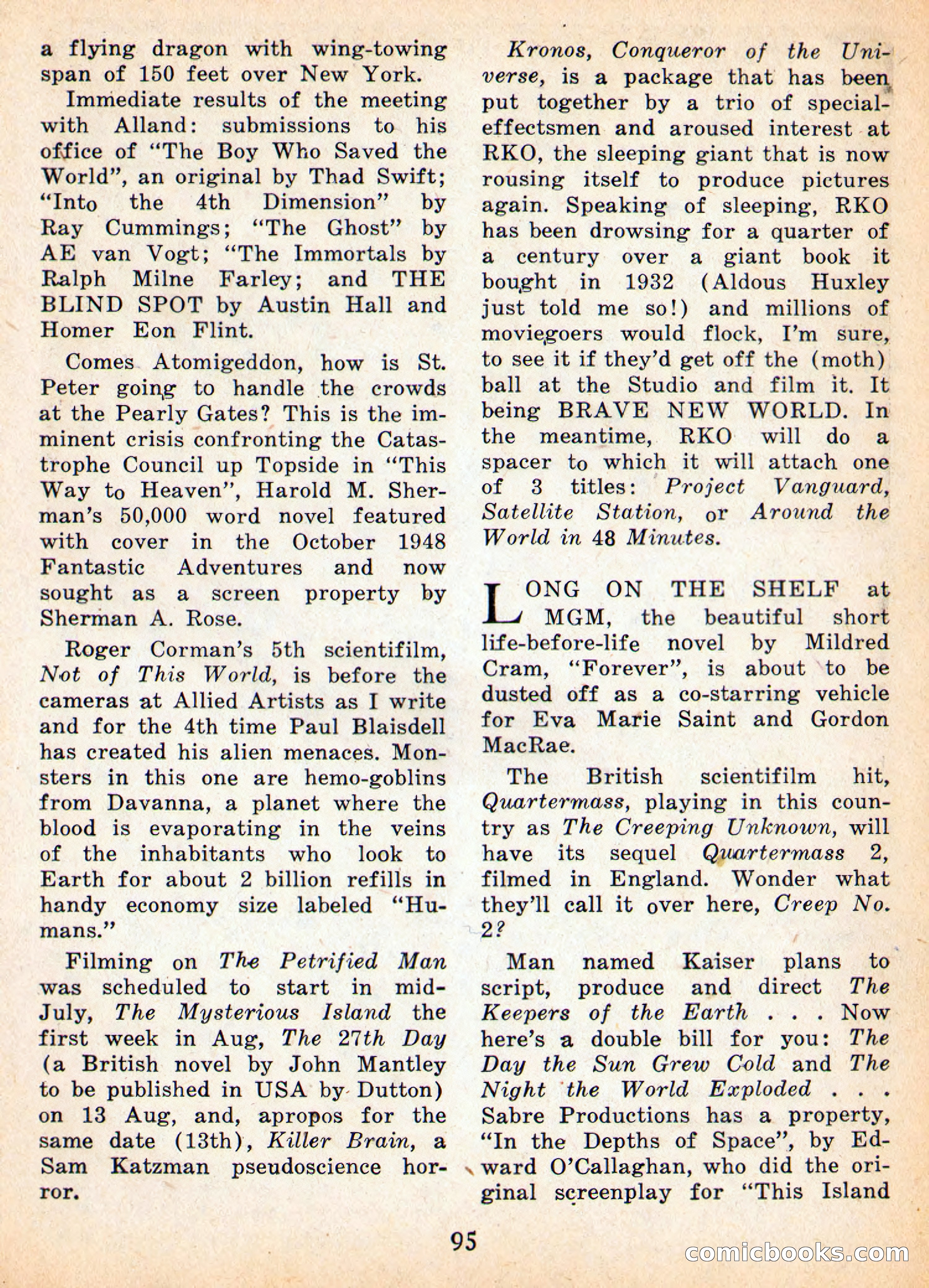 Imaginative Tales, November 1956 — page 95 of 132