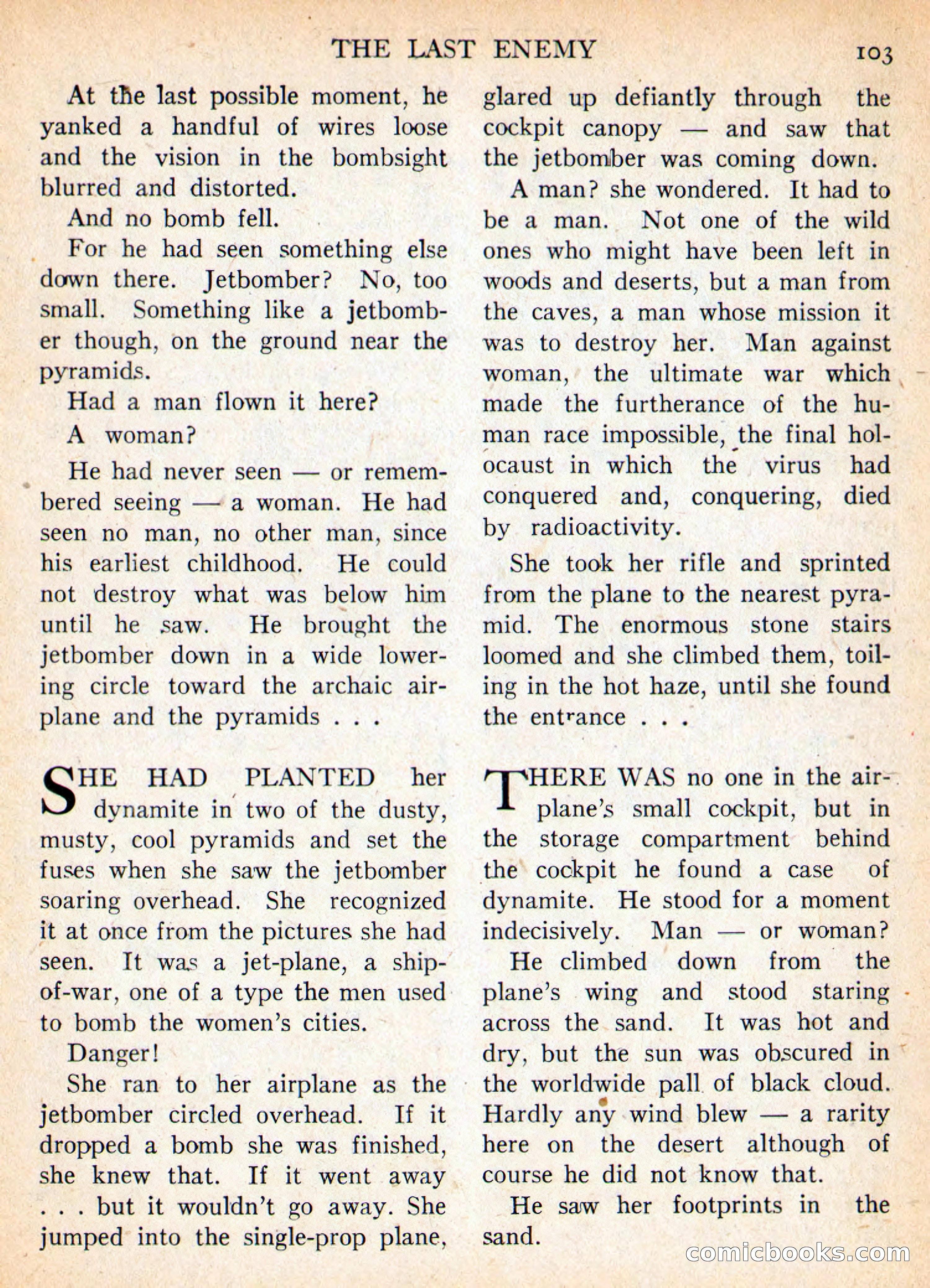 Imaginative Tales, November 1956 — page 103 of 132
