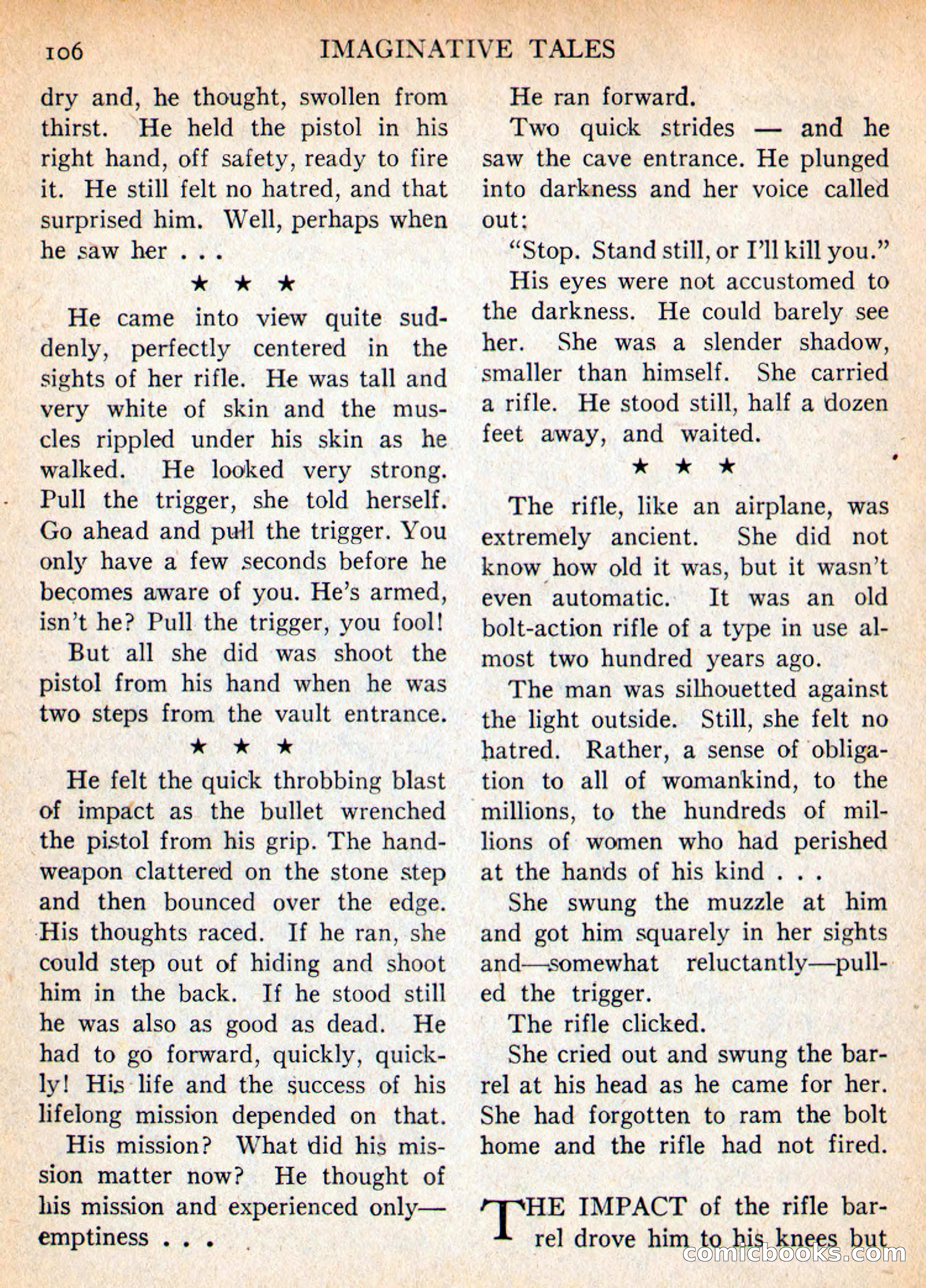 Imaginative Tales, November 1956 — page 106 of 132