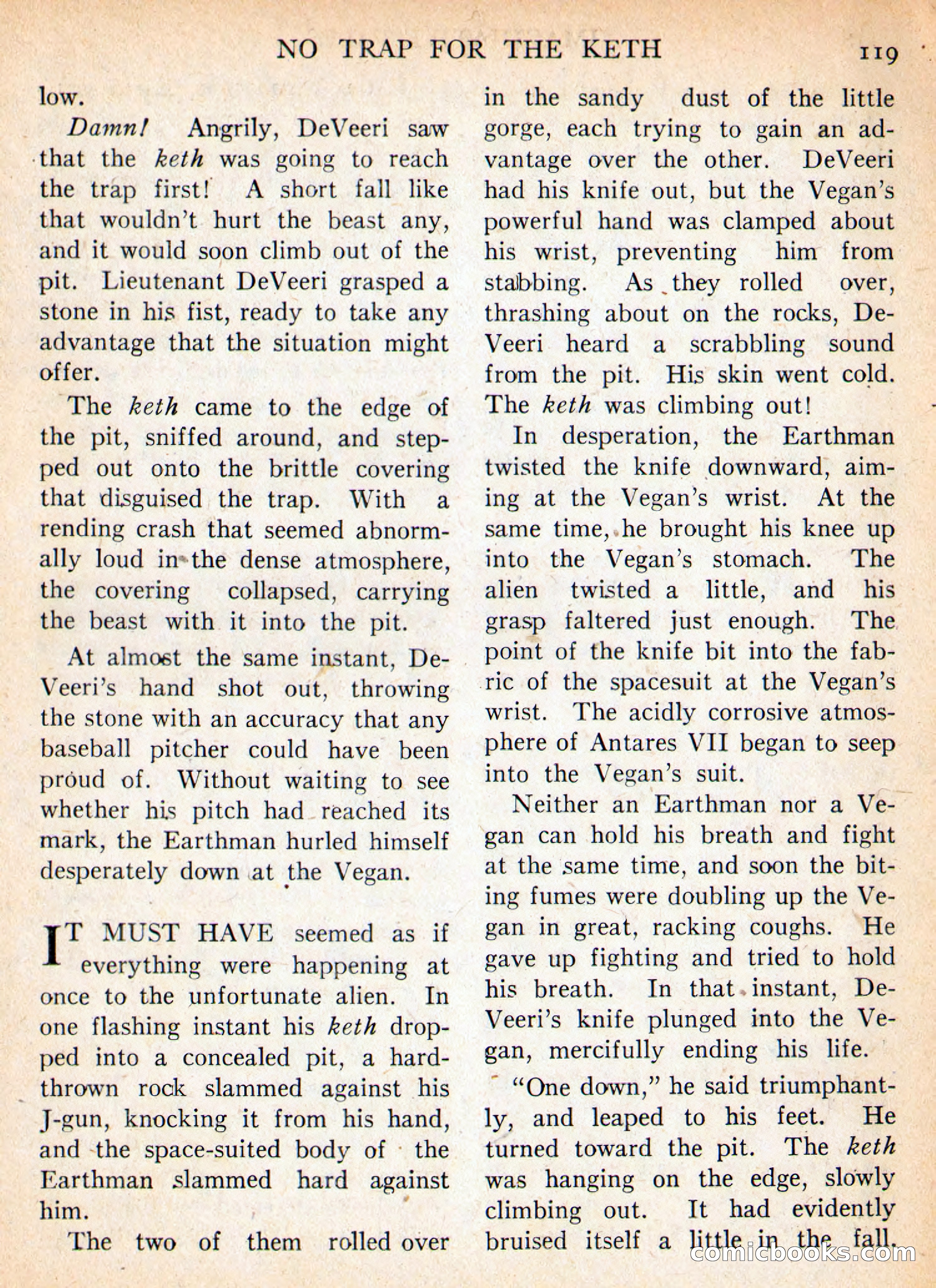 Imaginative Tales, November 1956 — page 119 of 132