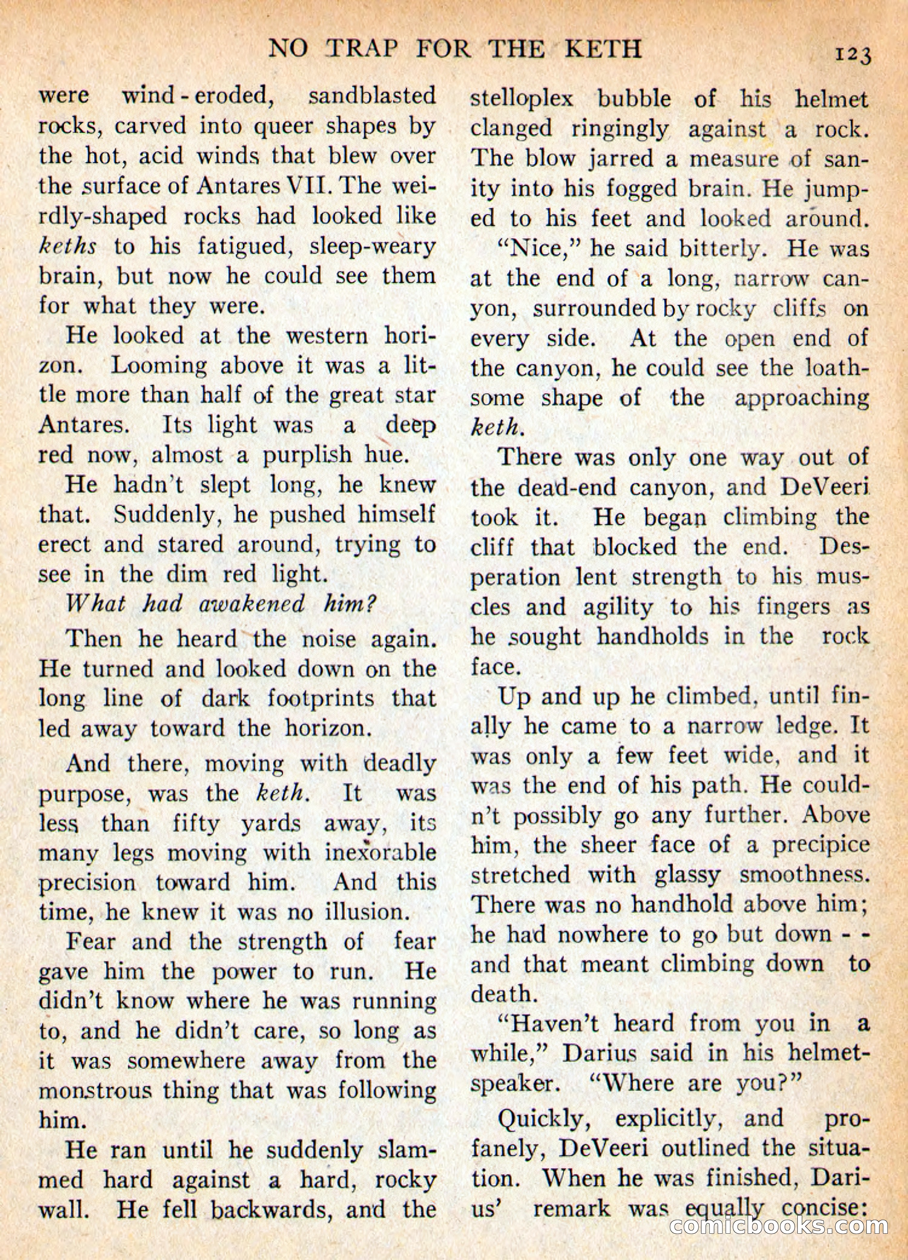 Imaginative Tales, November 1956 — page 123 of 132