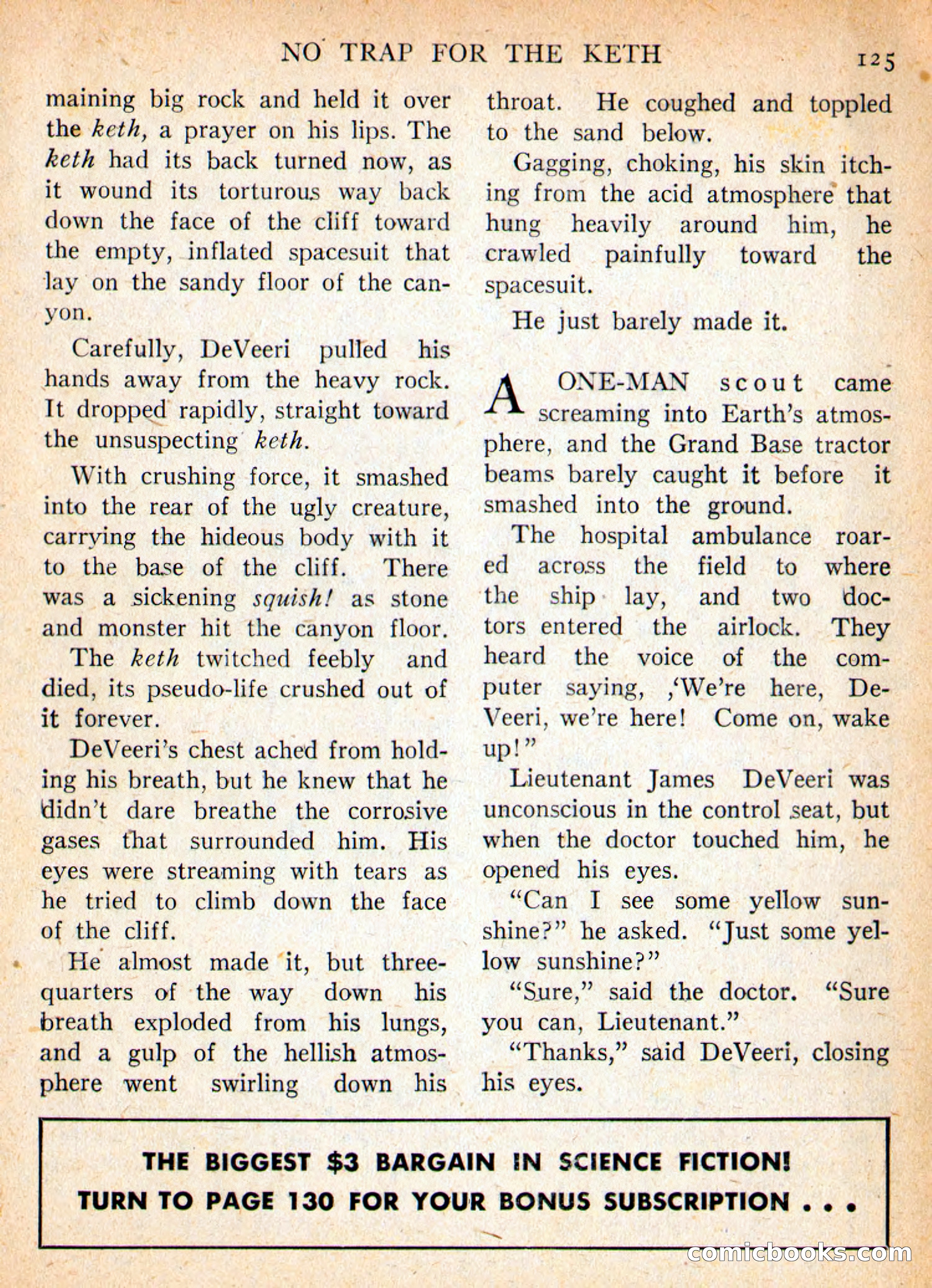 Imaginative Tales, November 1956 — page 125 of 132
